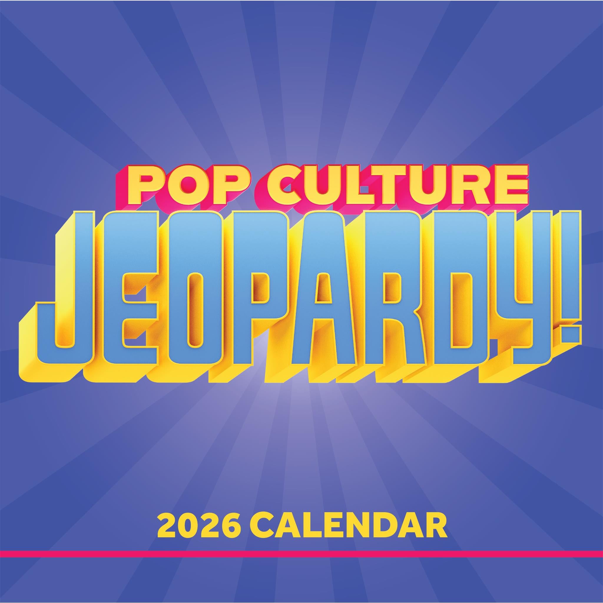 Pop Culture Jeopardy! 2026 Box Calendar - Online Only
