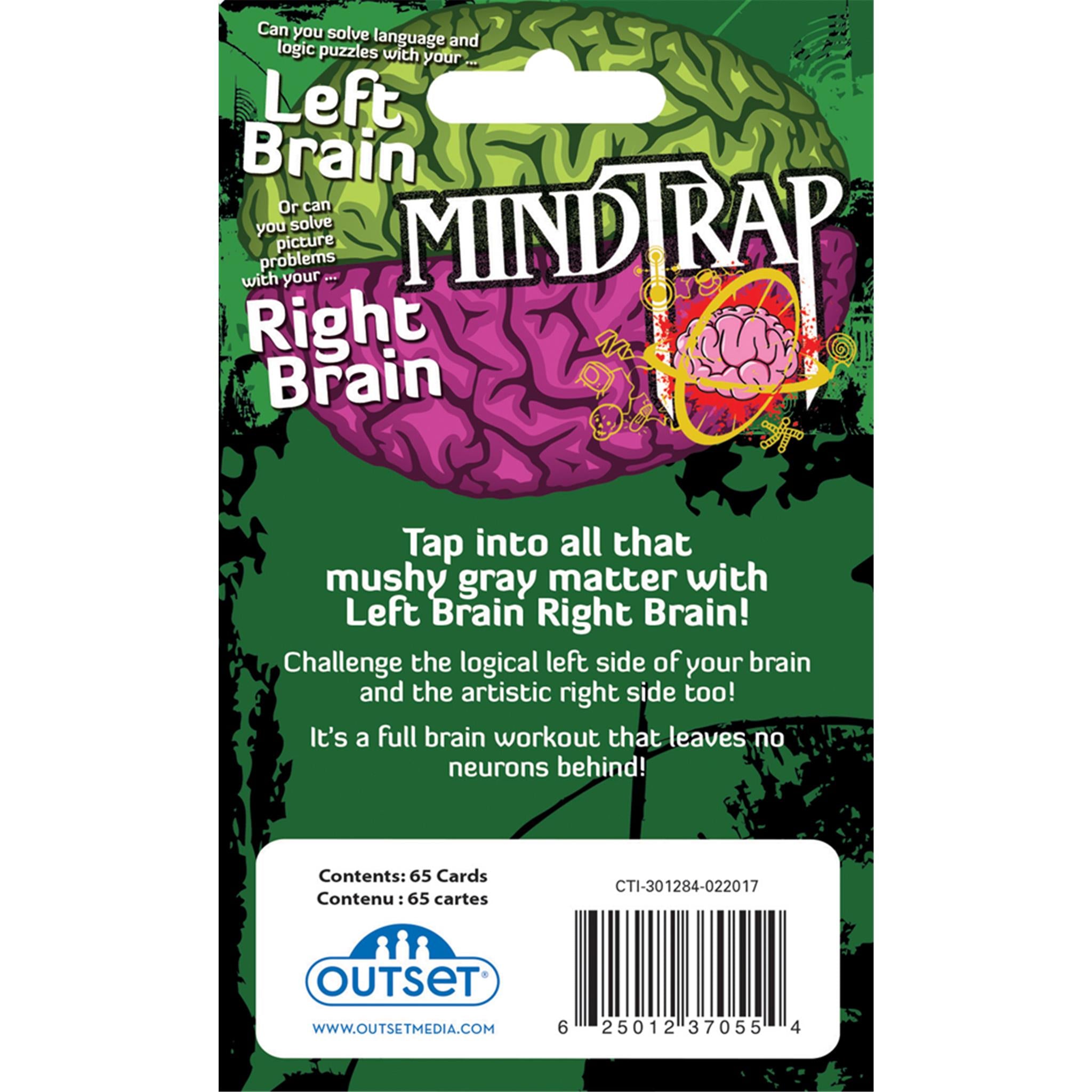 Left Brain Right Brain Card Game - Calendar Club Canada