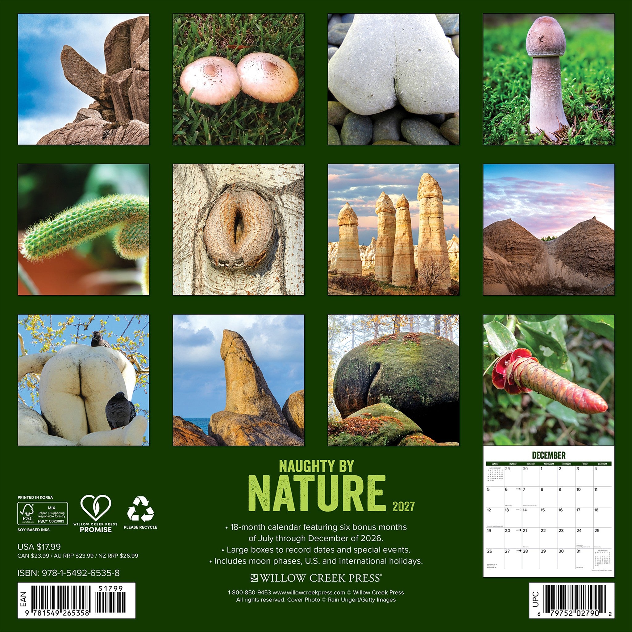 Naughty by Nature 2027 Wall Calendar - Online Only