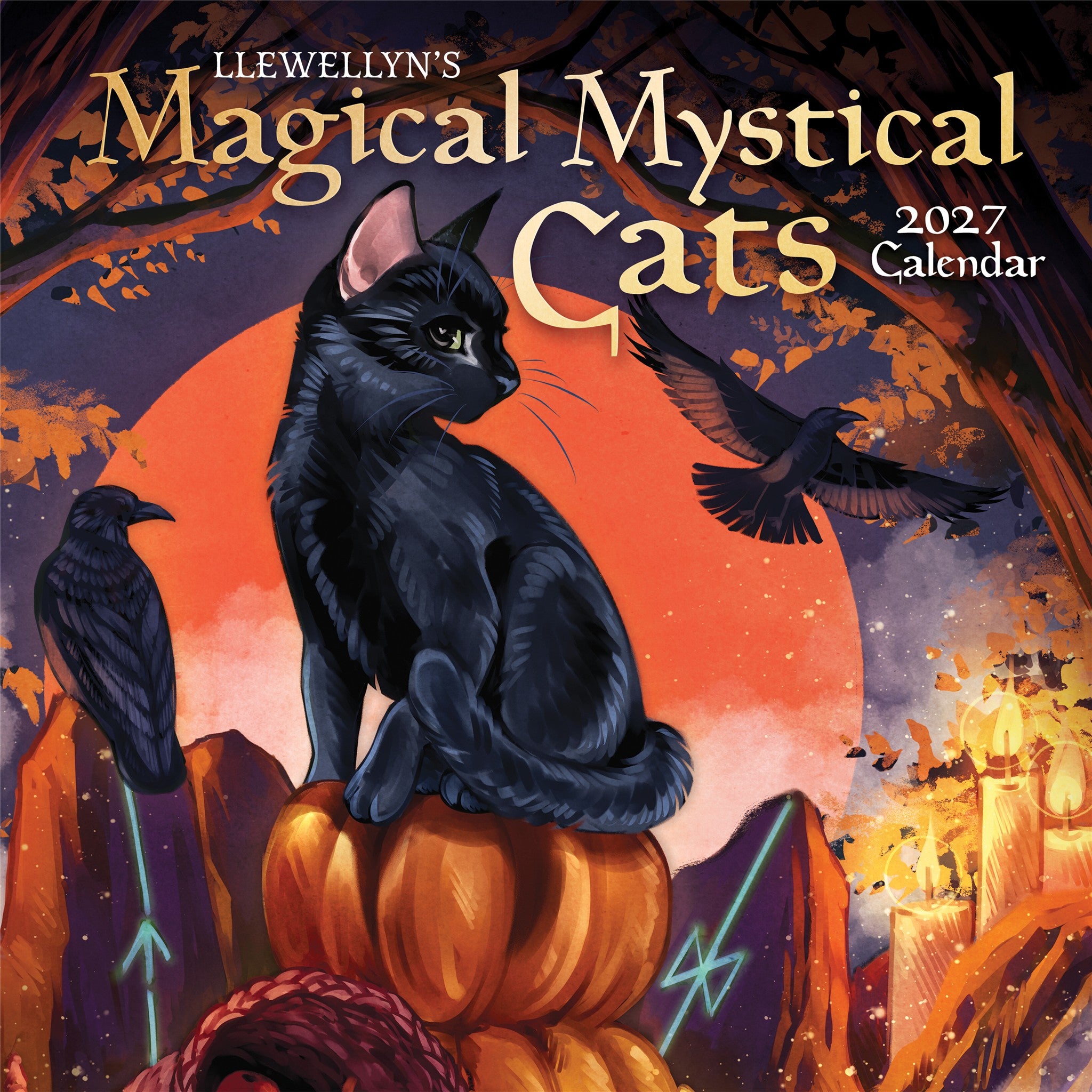Magical Mystical Cats 2027 Wall Calendar