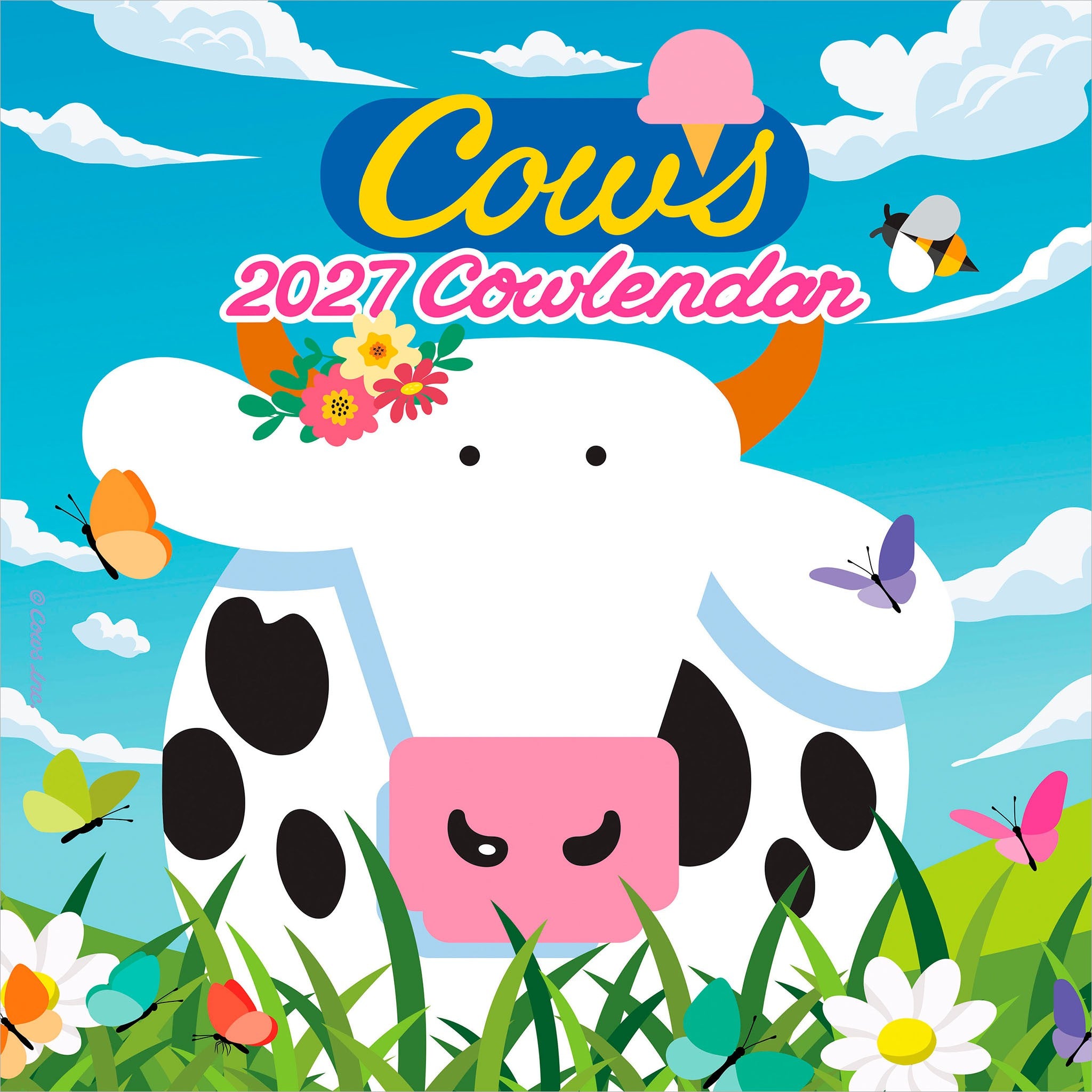 Cows Creamery 2027 Wall Calendar