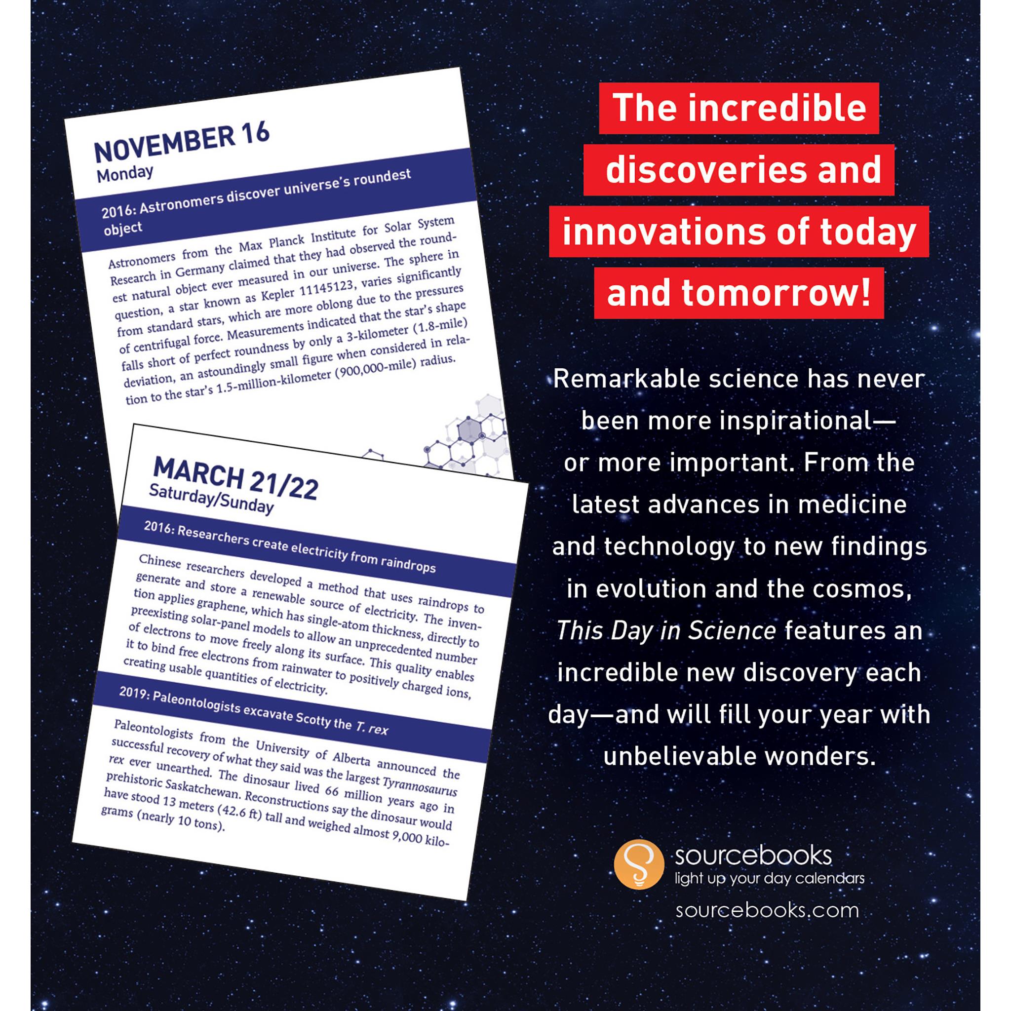 This Day In Science 2026 Box Calendar