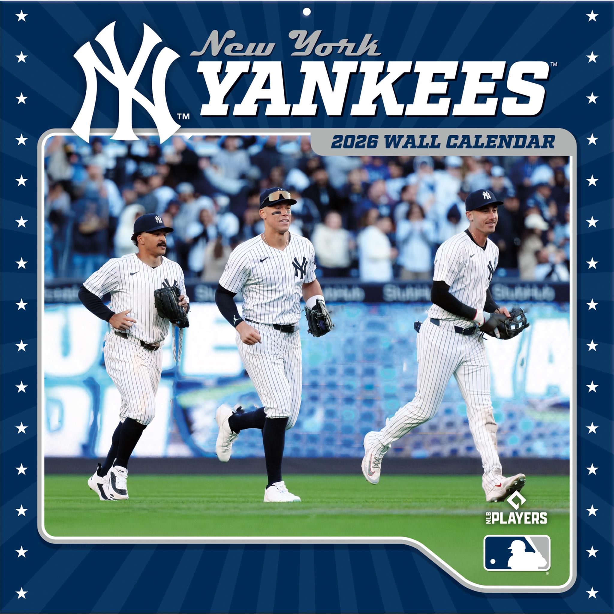MLB New York Yankees 2026 Wall Calendar
