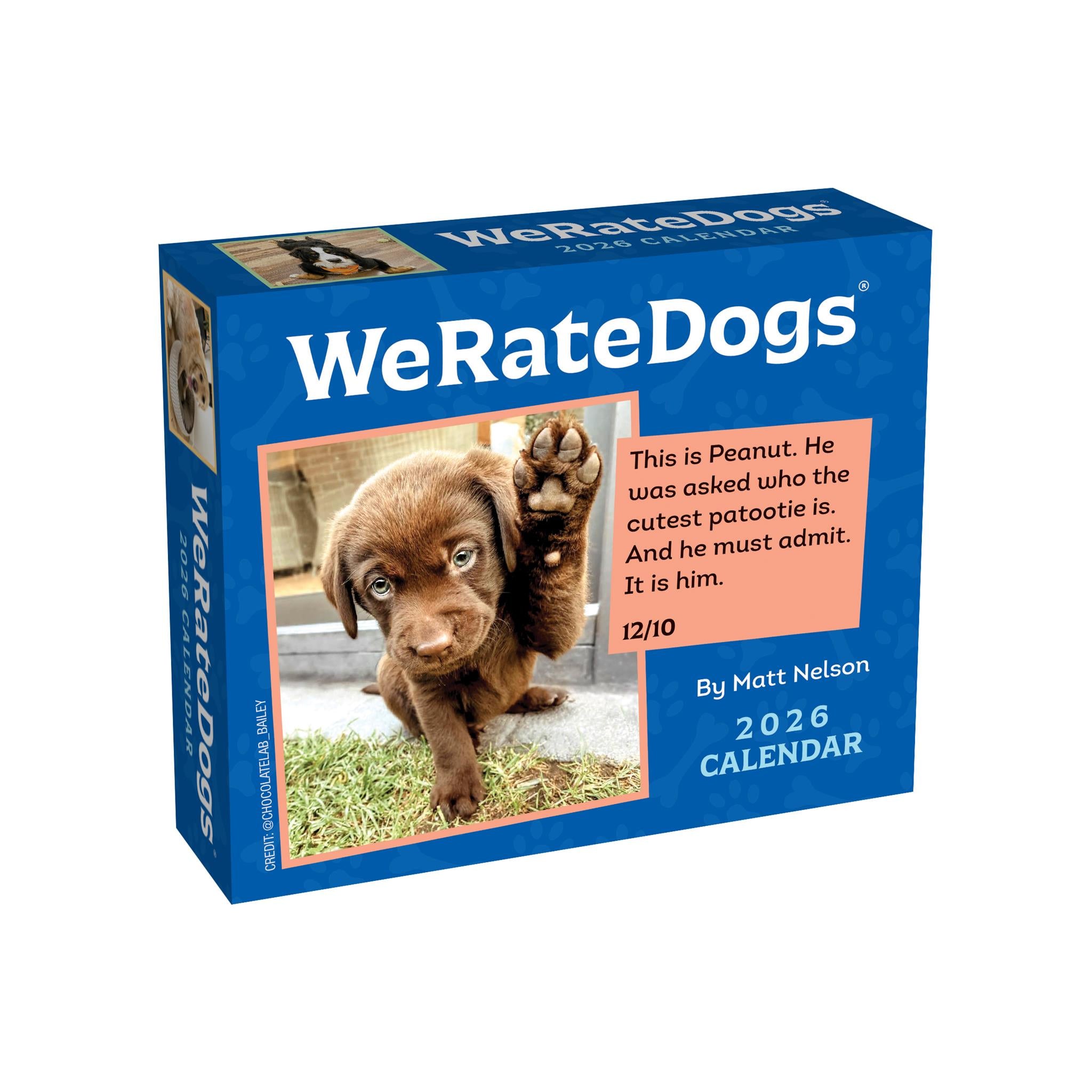 Weratedogs 2026 Box Calendar