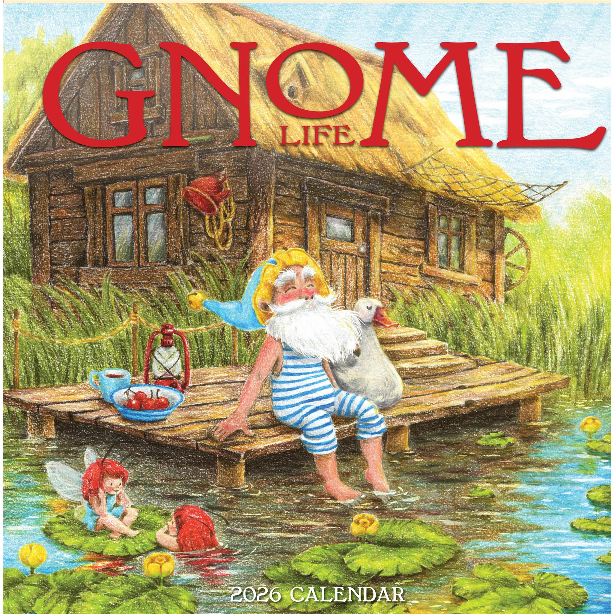 Gnome Life 2026 Wall Calendar - Online Only