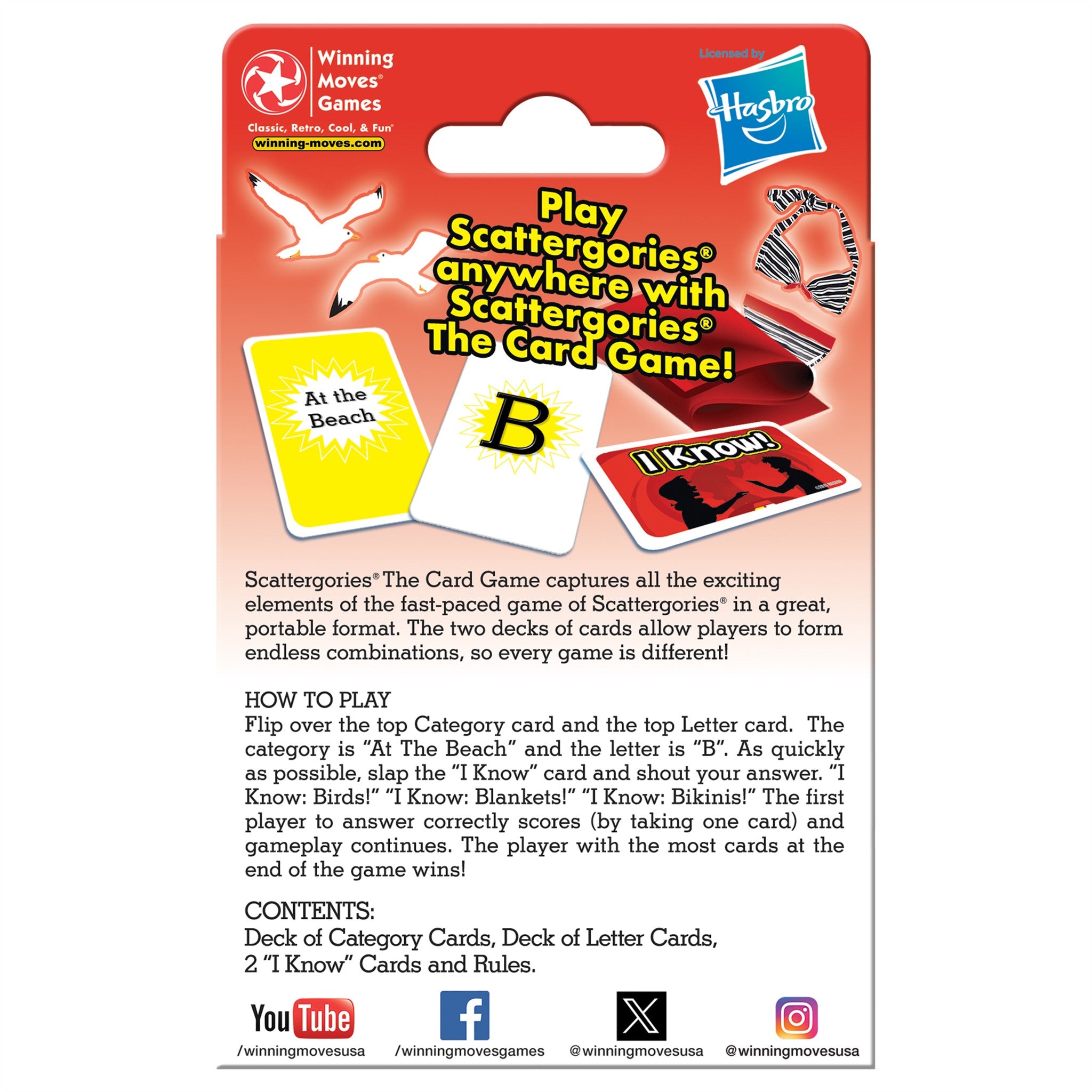 Scattergories The Card Game - Calendar Club Canada