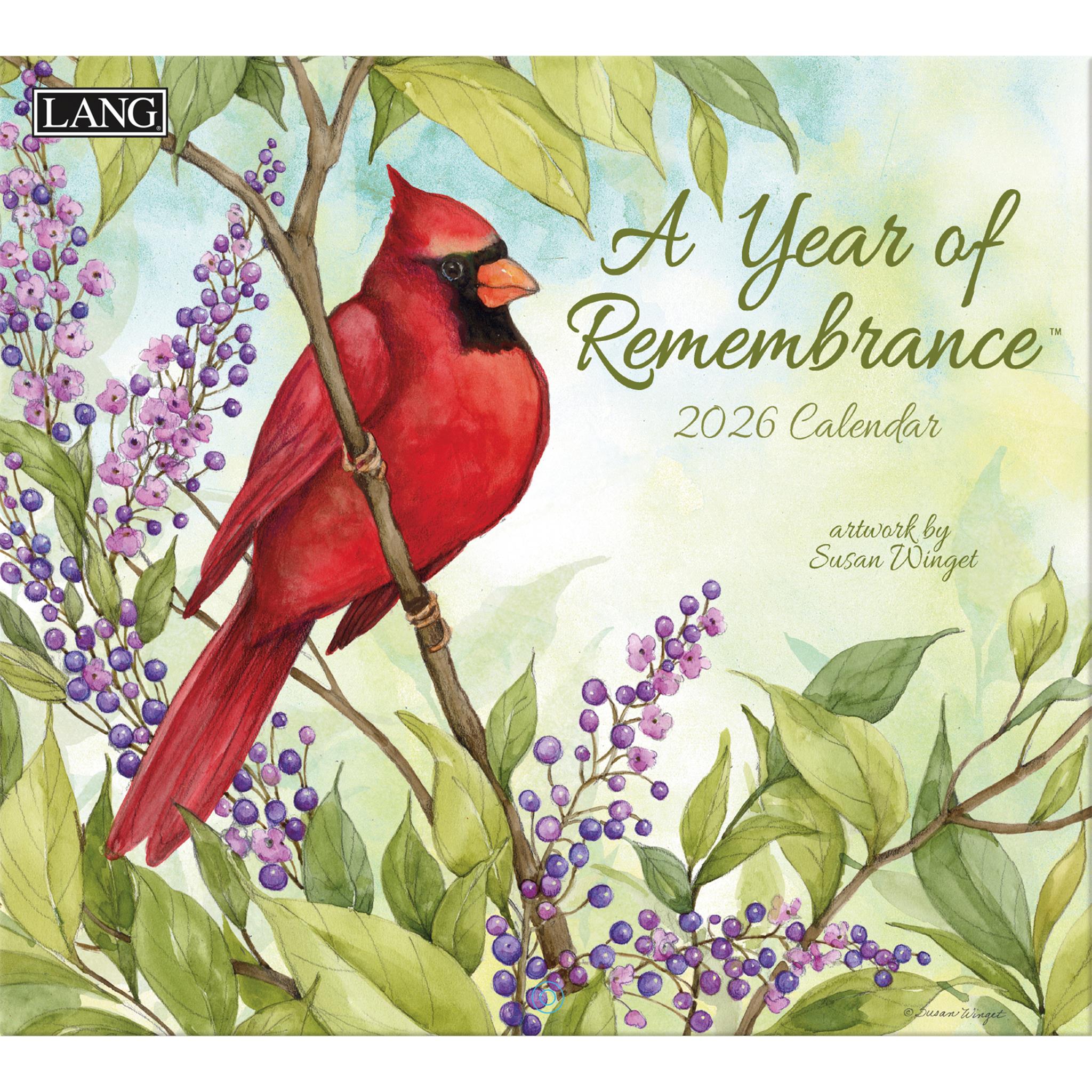 A Year Of Remembrance 2026 Deluxe Wall Calendar - Online Only