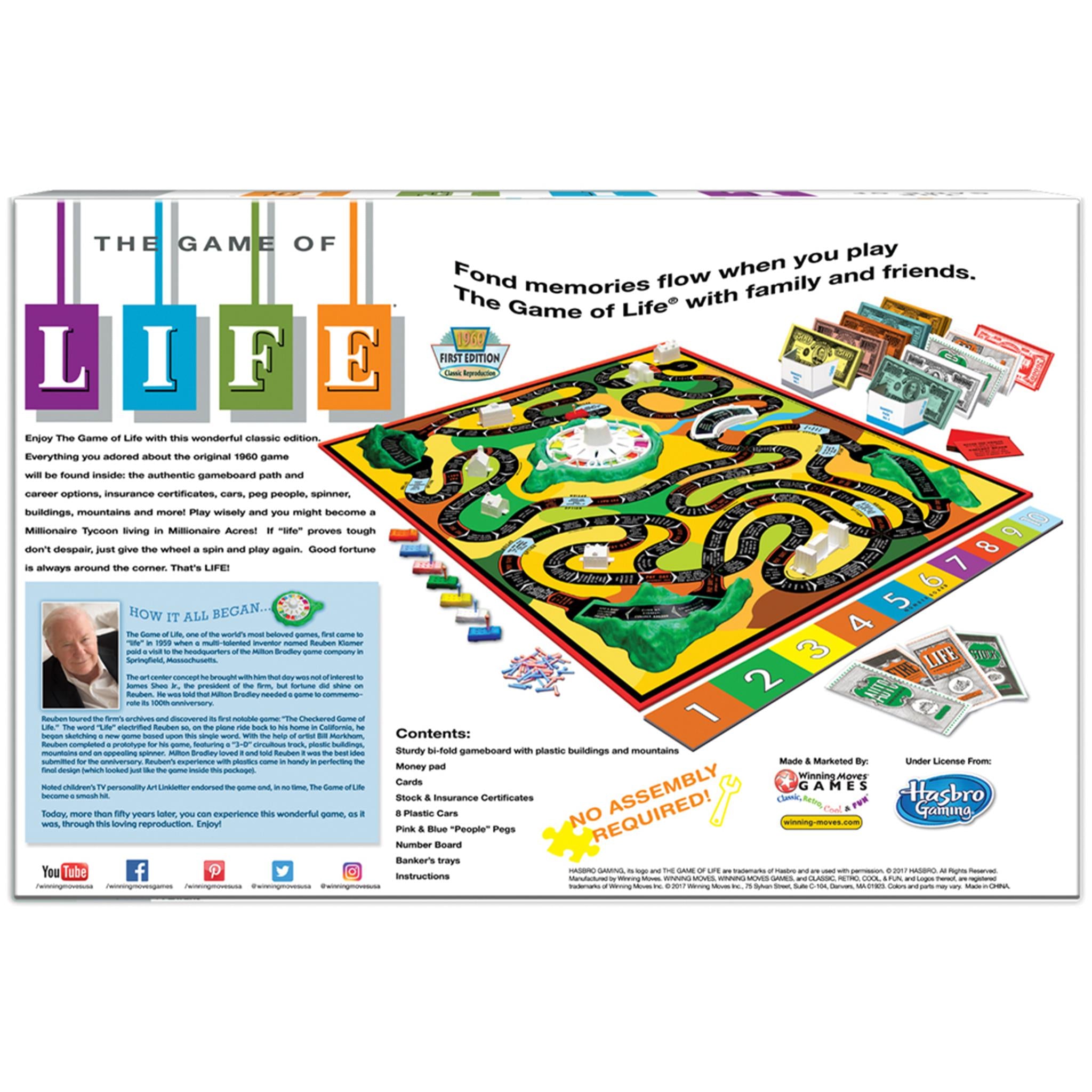 Game of Life Classic Edition Board Game - Calendar Club Canada