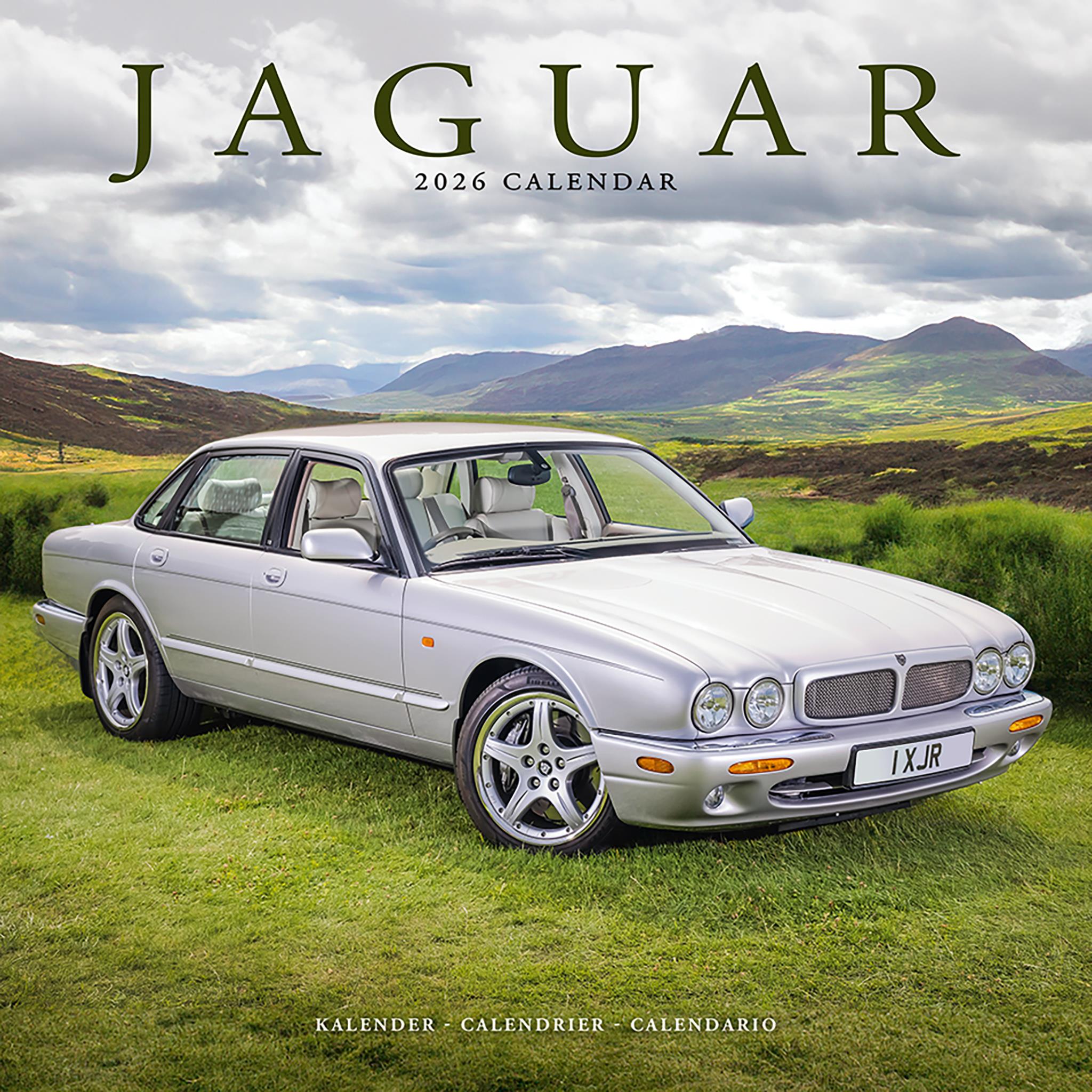 Jaguar 2026 Wall Calendar