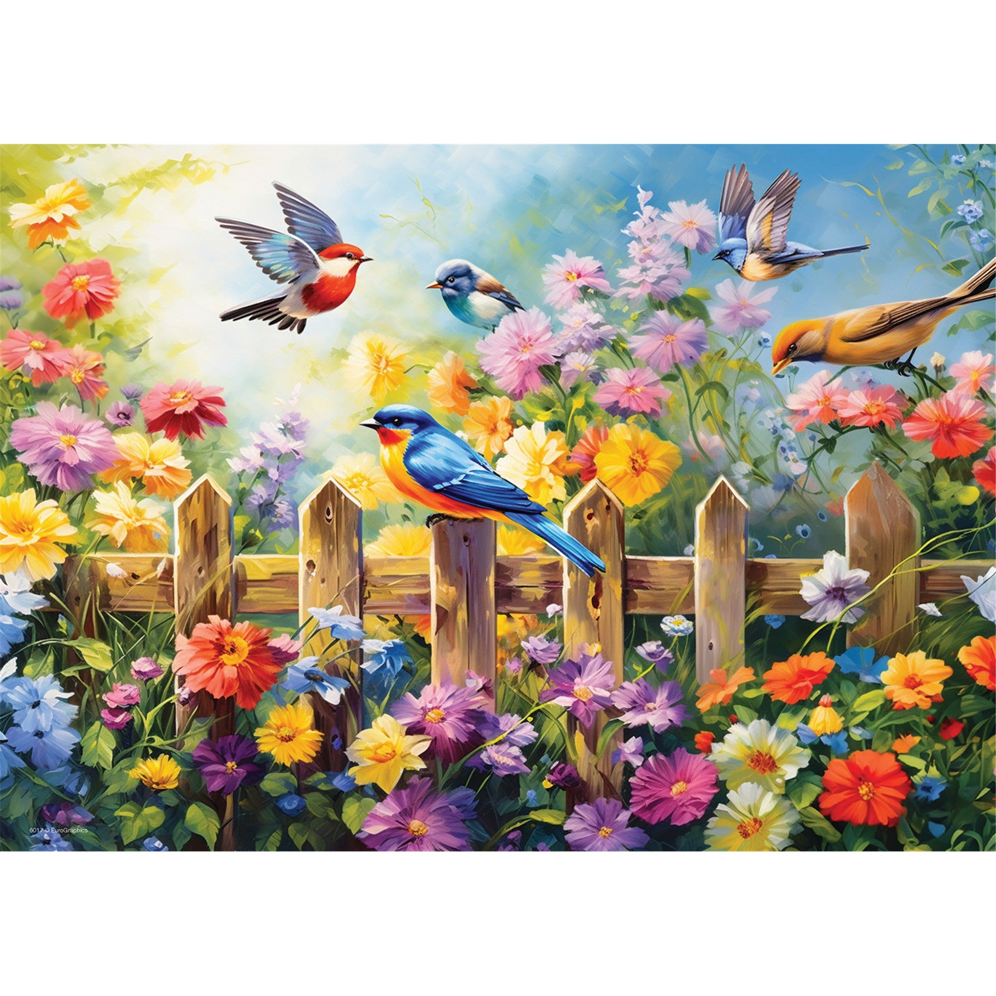 Playful Birds 24 Piece Puzzle - Calendar Club Canada