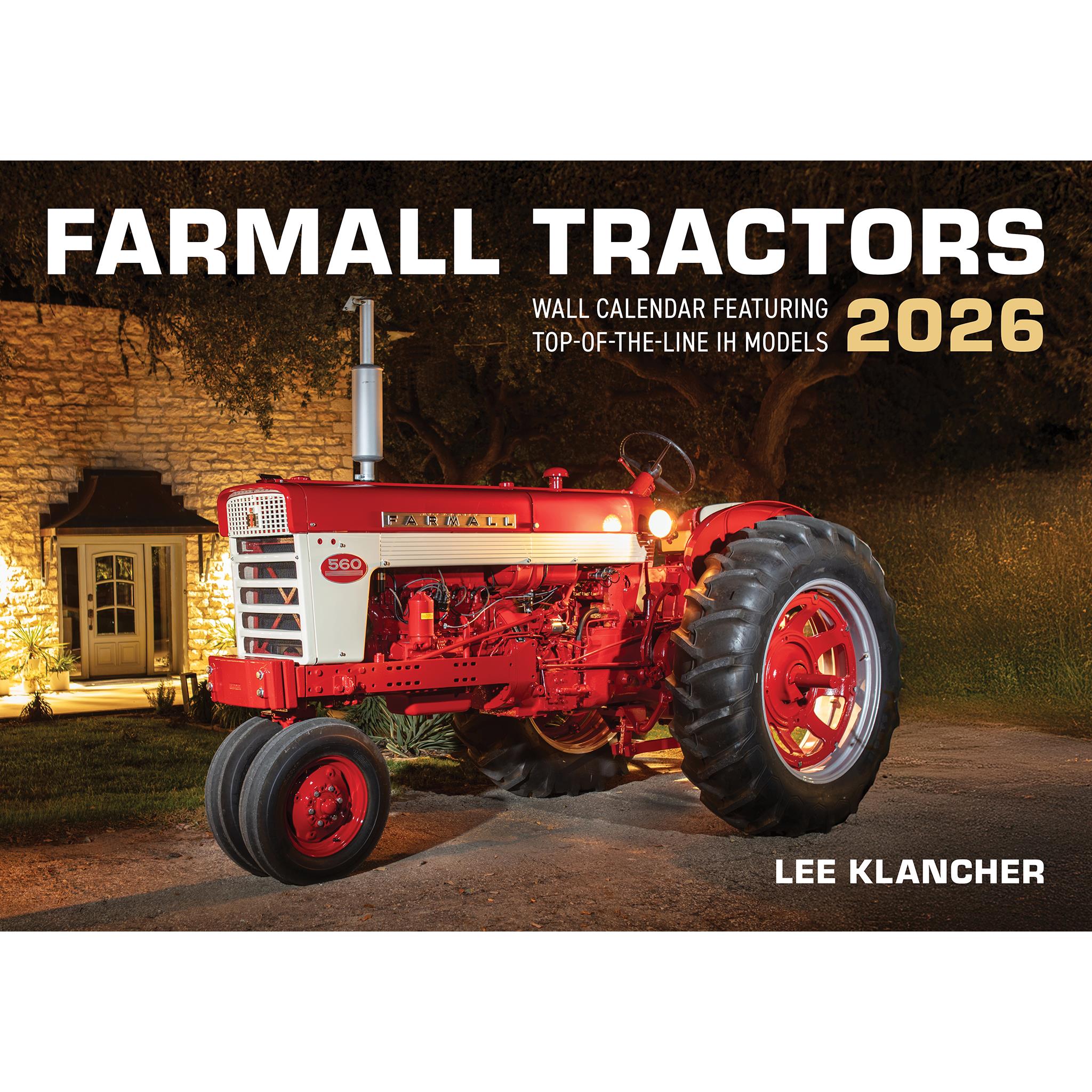 Tractors Farmall 2026 Wall Calendar