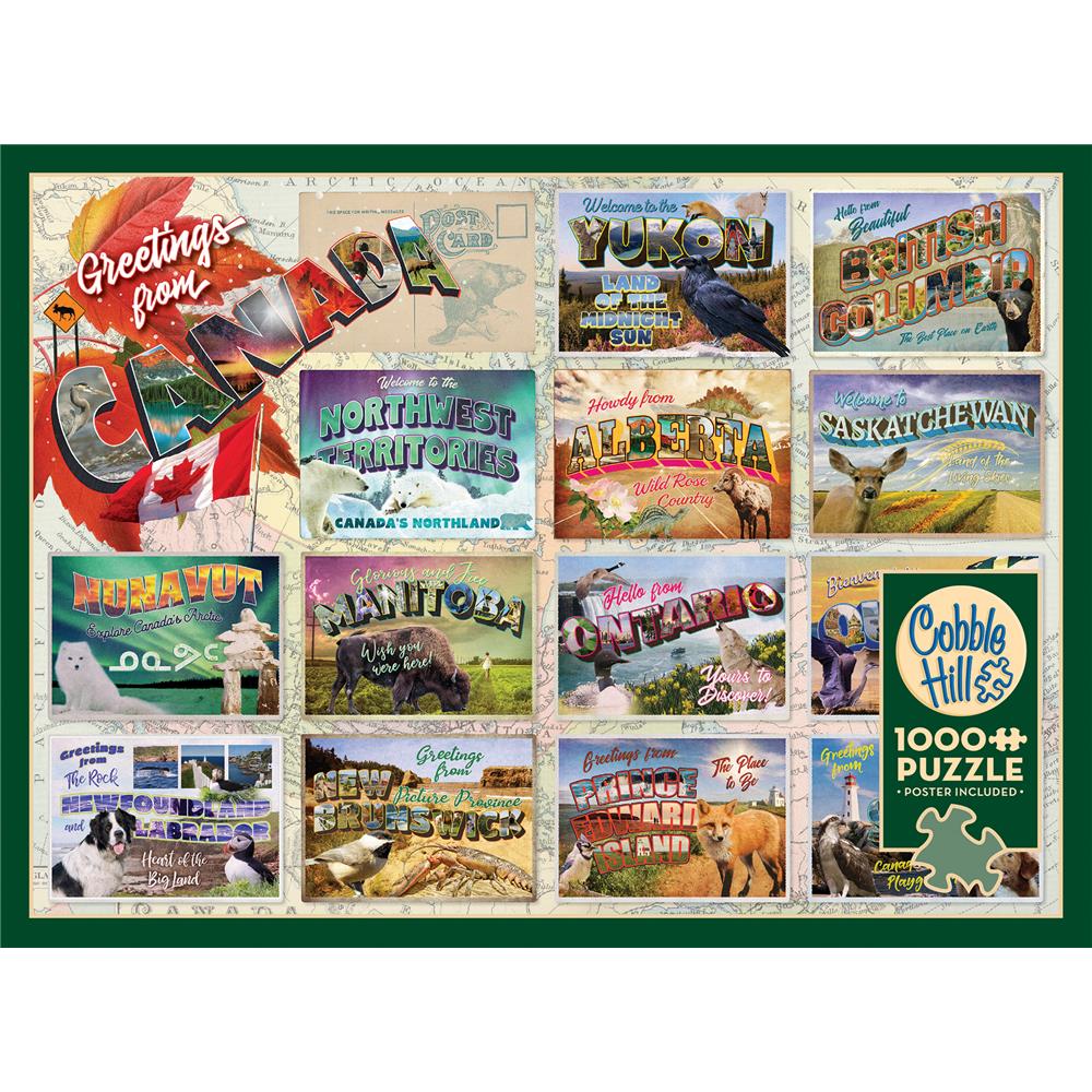 Greetings from Canada Jigsaw Puzzle (1000 Piece) - Online Exclusive
