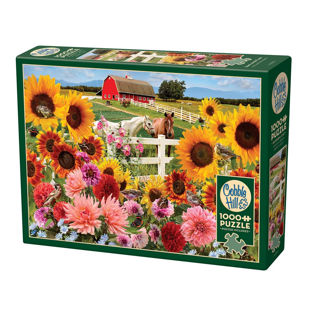 Sunflower Farm Jigsaw Puzzle (1000 Piece)