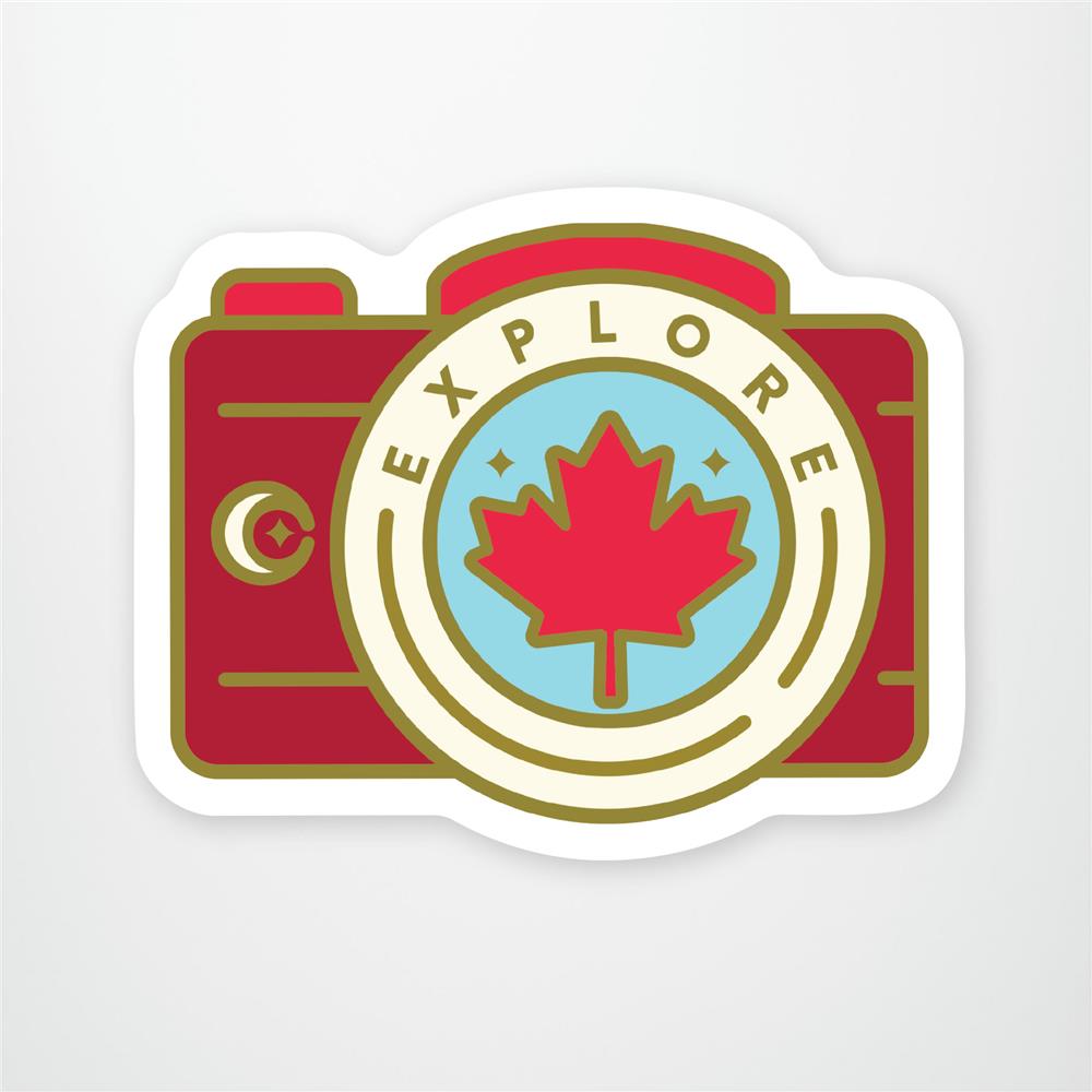 Explore Canada Vinyl Sticker