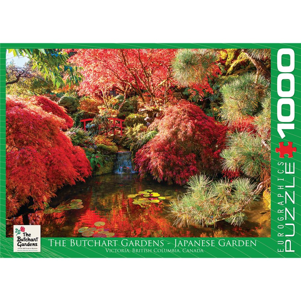 Buchart Gardens Japanese Garden Jigsaw Puzzle (1000 Piece) - Online Exclusive