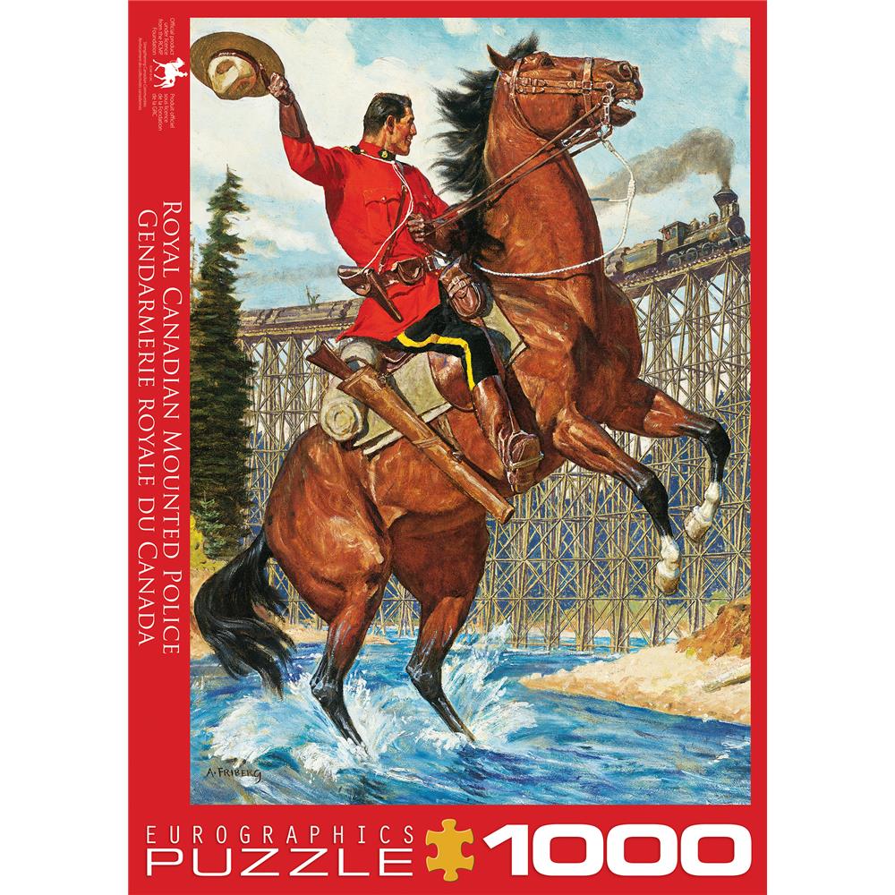 RCMP Train Salute Jigsaw Puzzle product image