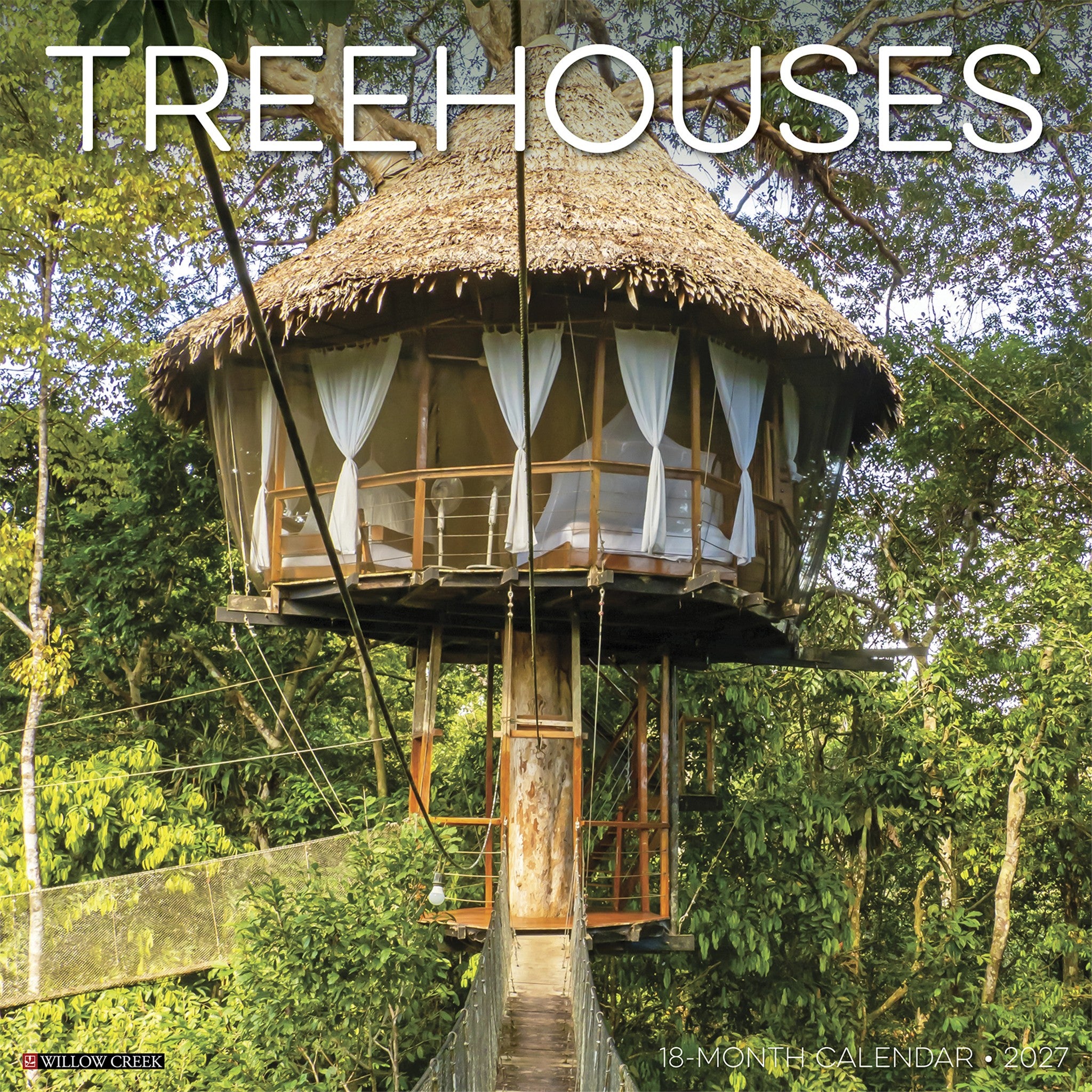 Treehouses 2027 Wall Calendar