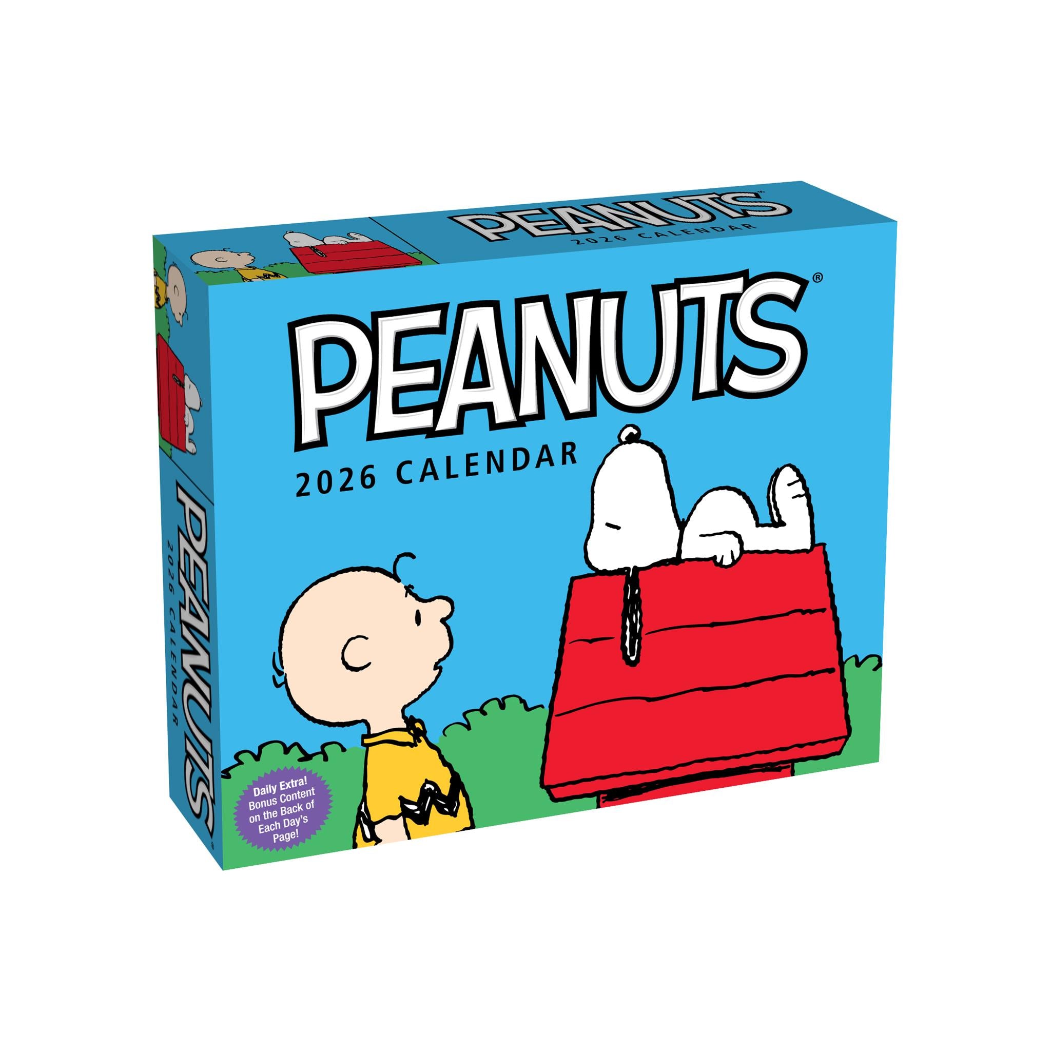 Peanuts® 2026 Box Calendar - Calendar Club Canada