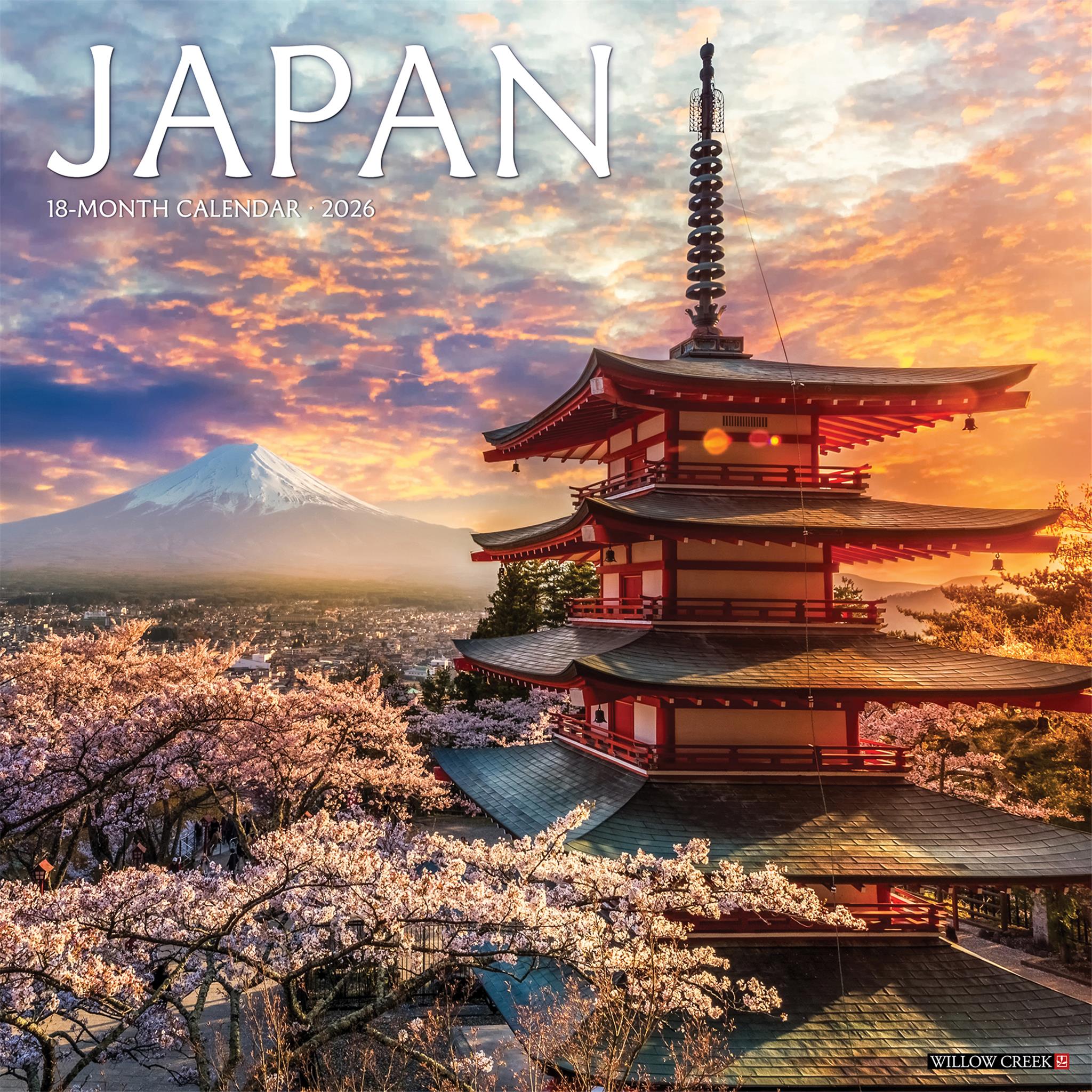 Japan 2026 Wall Calendar
