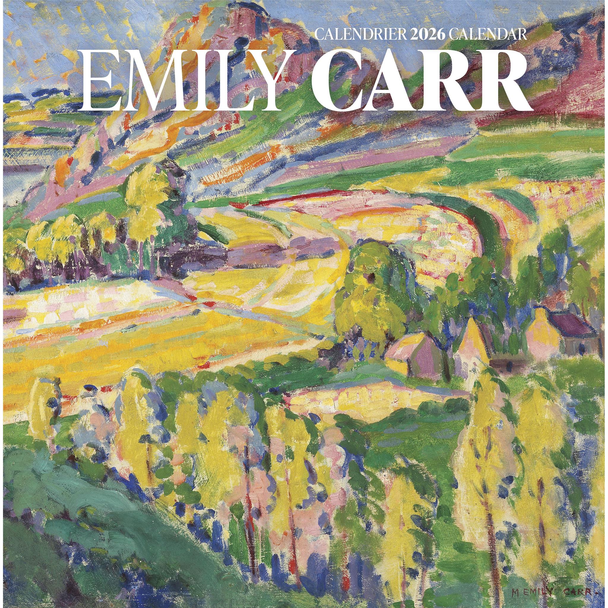 Emily Carr 2026 Wall Calendar