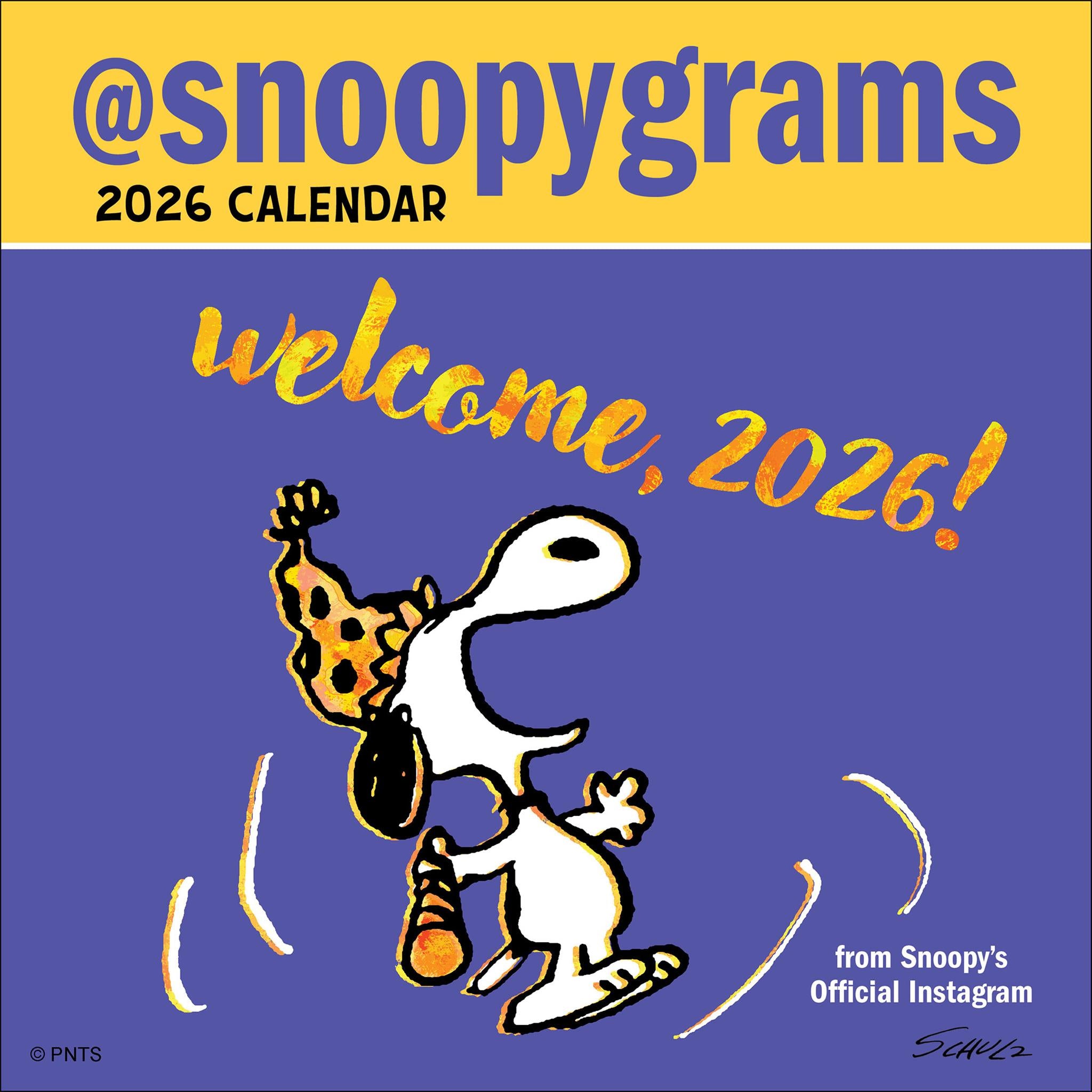 Peanuts @Snoopygrams 2026 Mini Calendar