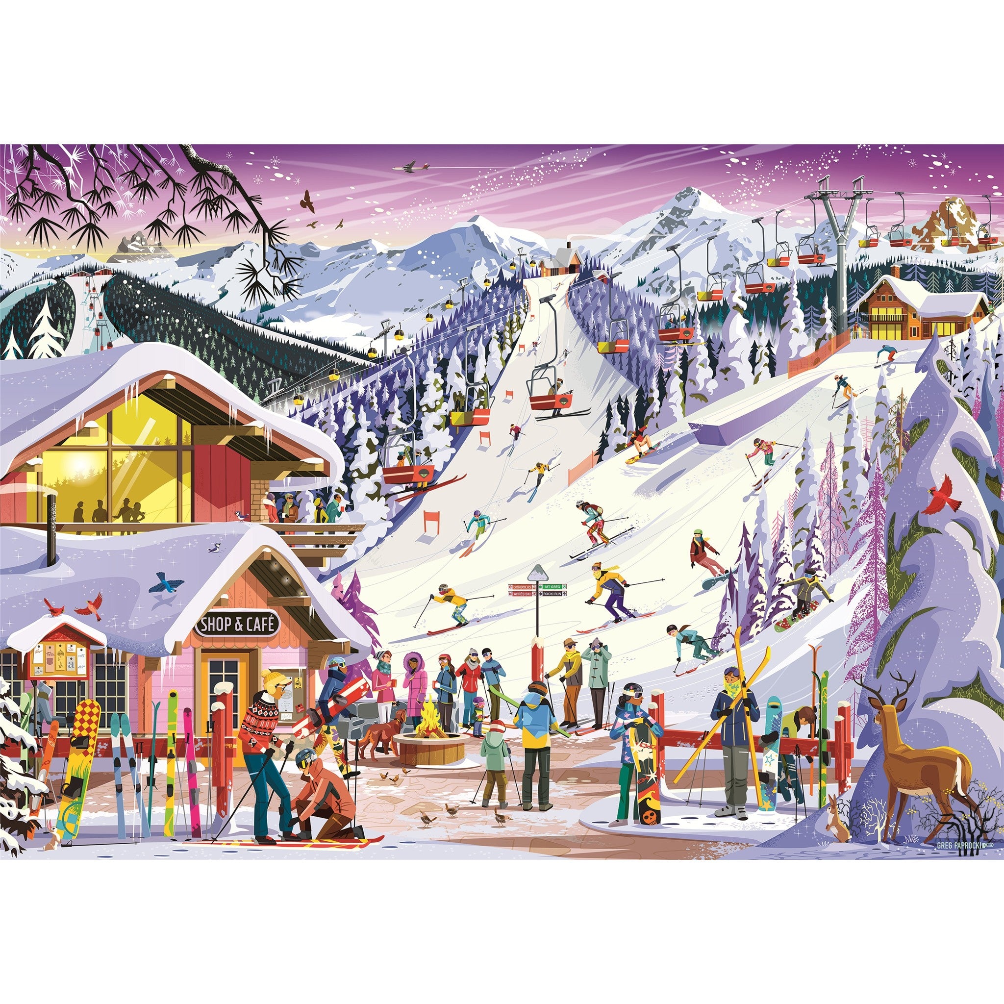 Slopeside Spirit 1000 Piece Puzzle