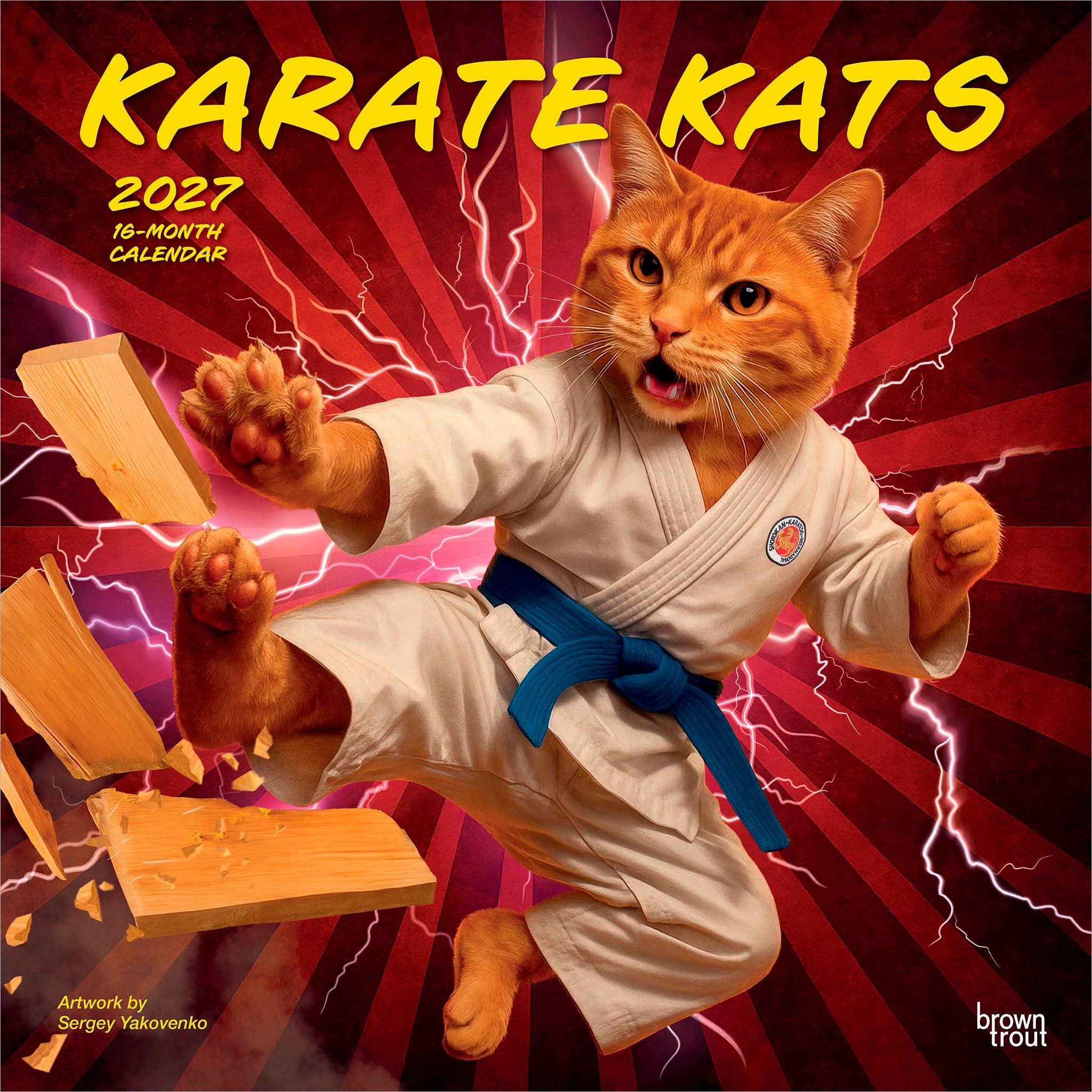 Karate Kats 2027 Wall Calendar
