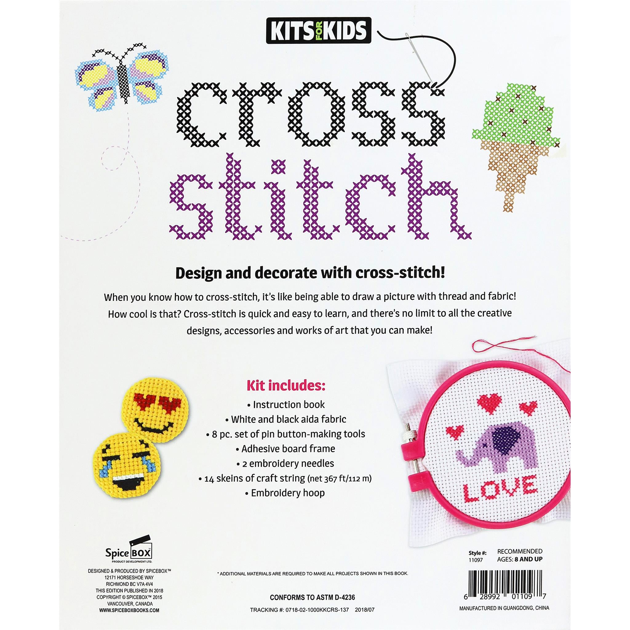 Kits for Kids Cross Stitch - Calendar Club Canada