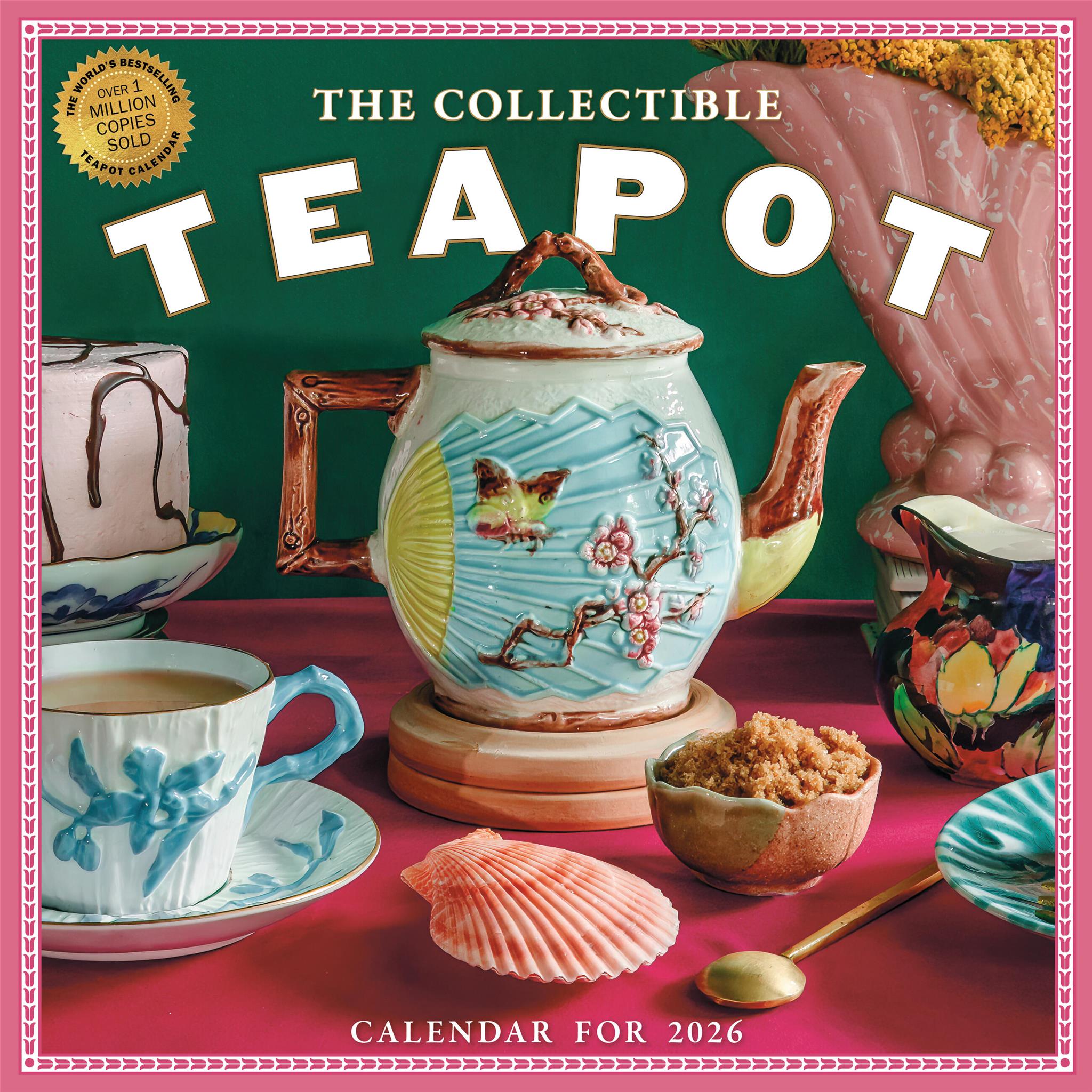 Collectible Teapot 2026 Wall Calendar - Calendar Club Canada