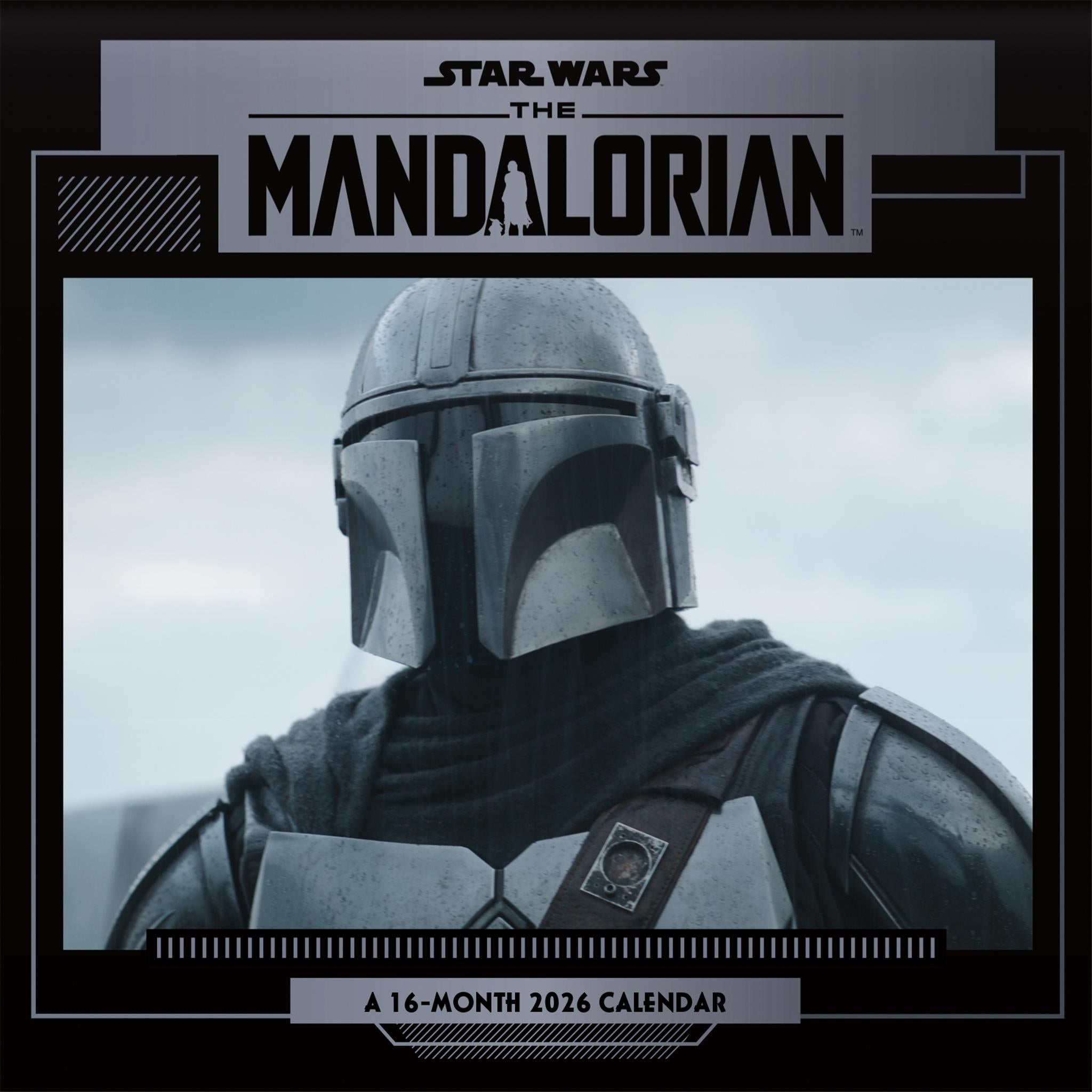 Star Wars Mandalorian 2026 Wall Calendar