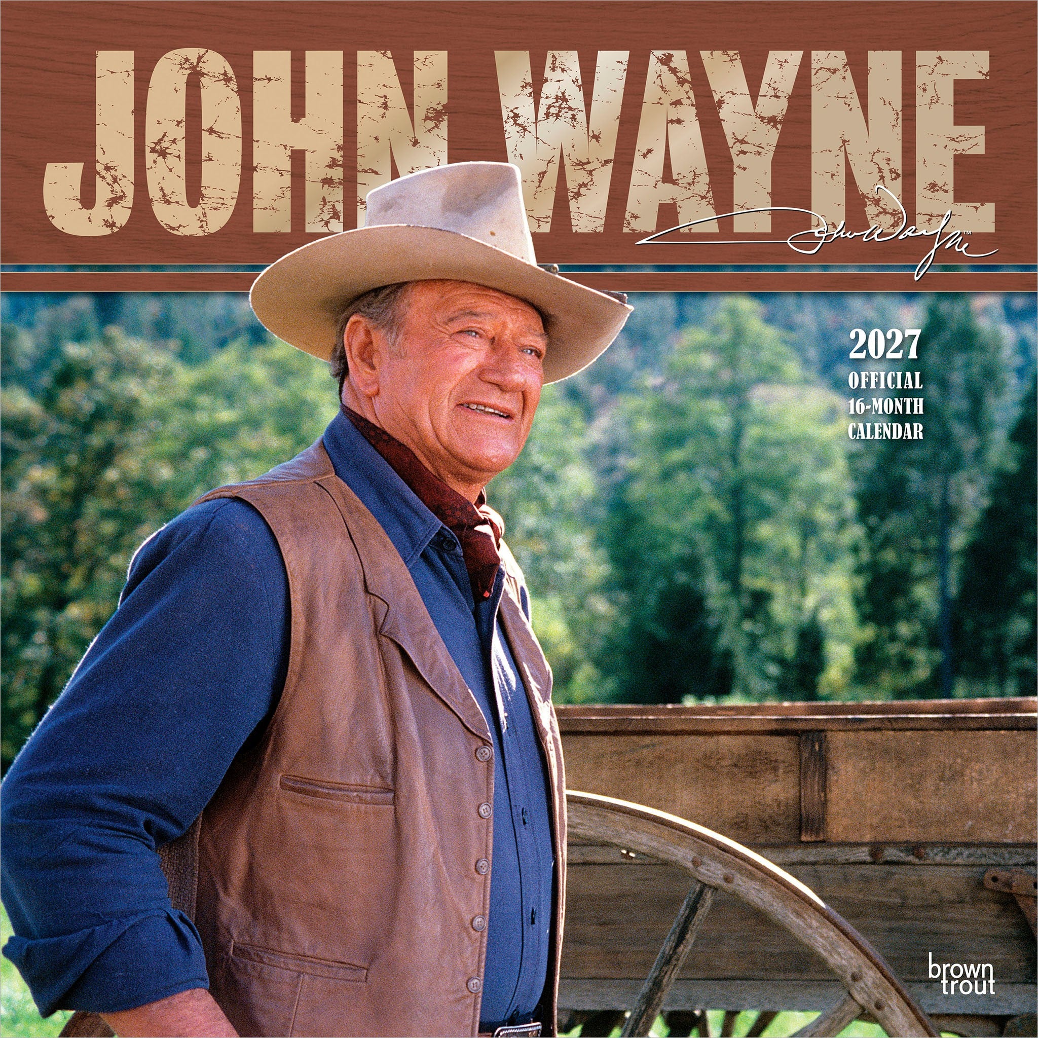 John Wayne 2027 Wall Calendar