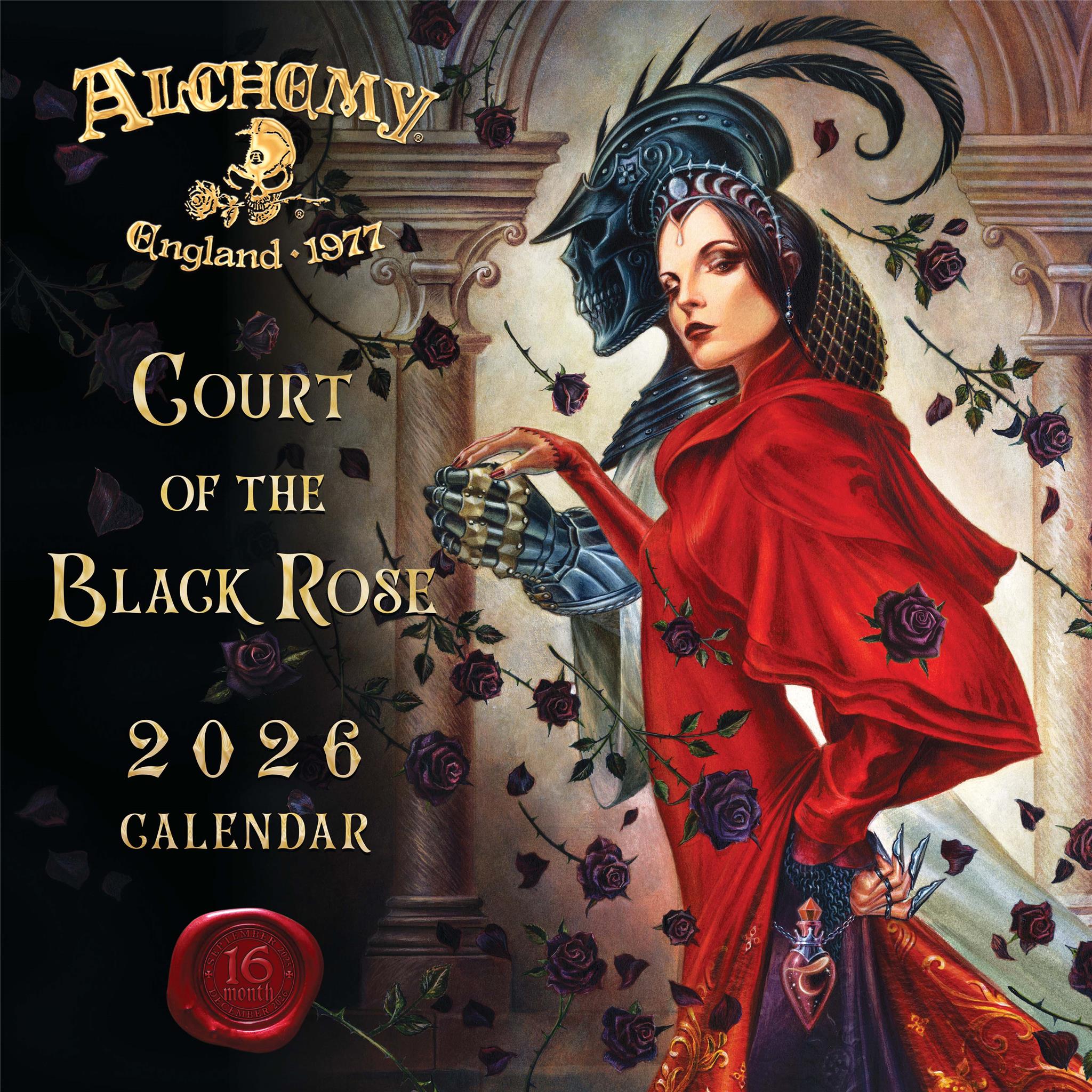Alchemy 1977 Gothic 2026 Wall Calendar
