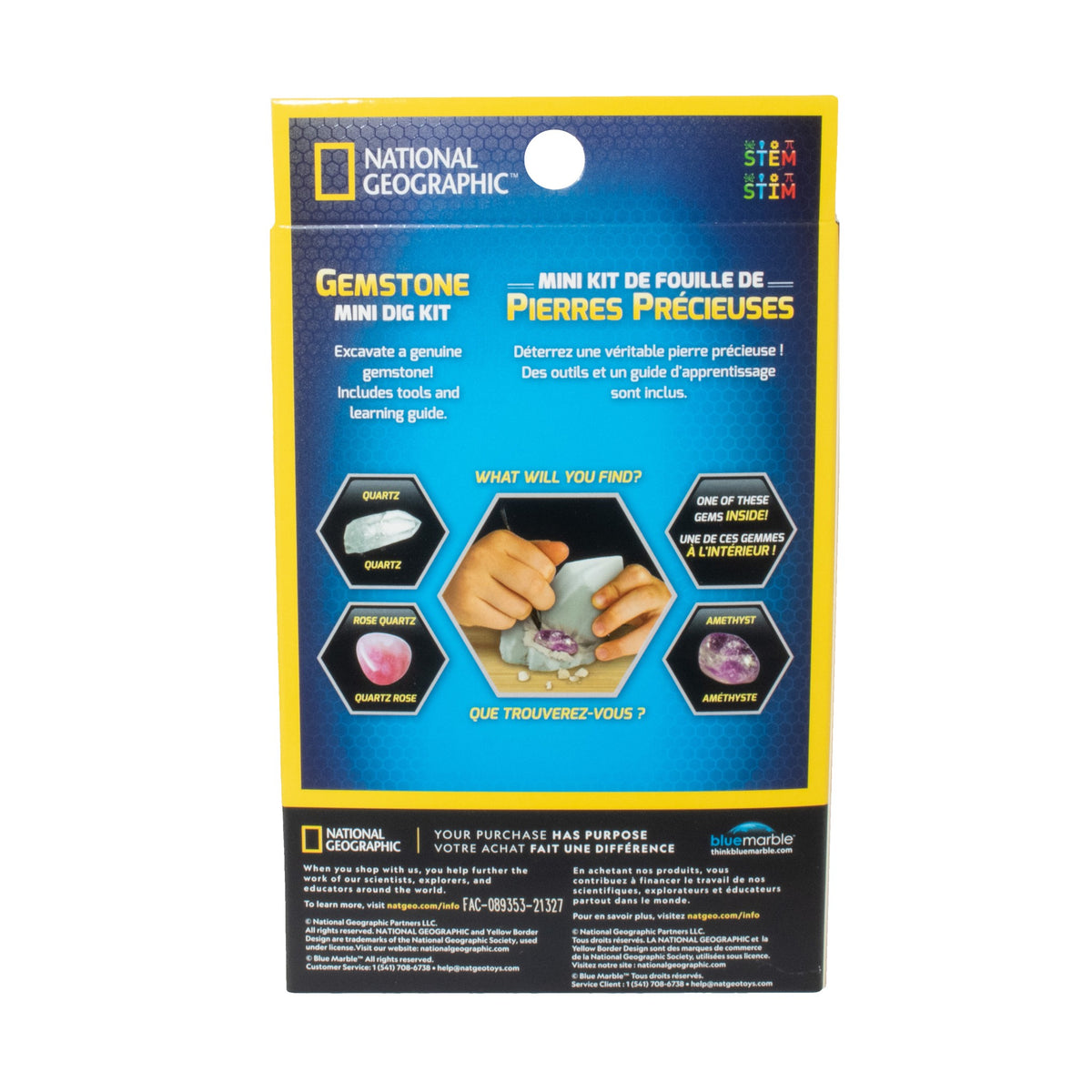 Gemstone Mini Dig Kit National Geographic - Calendar Club Canada