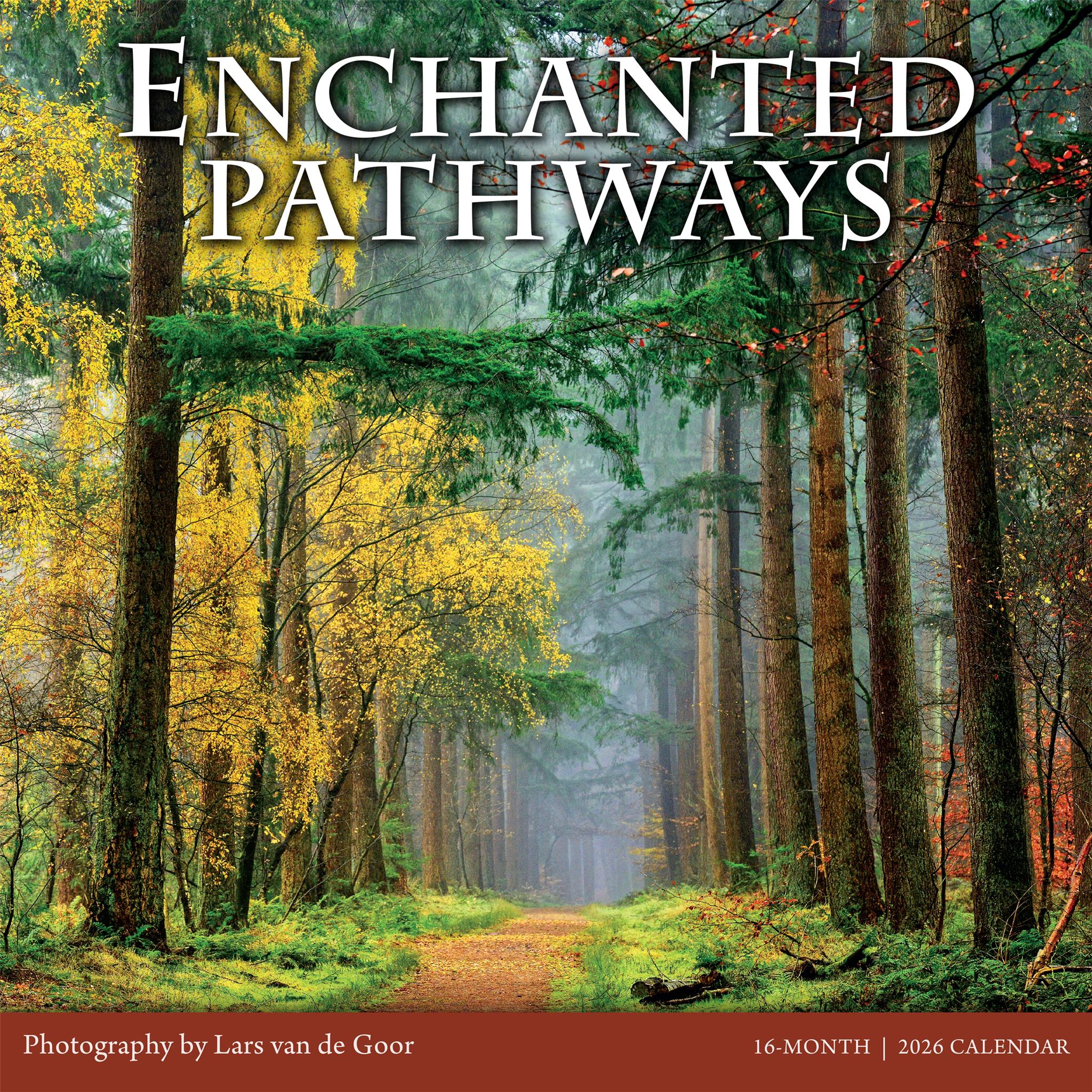 Enchanted Pathways 2026 Wall Calendar