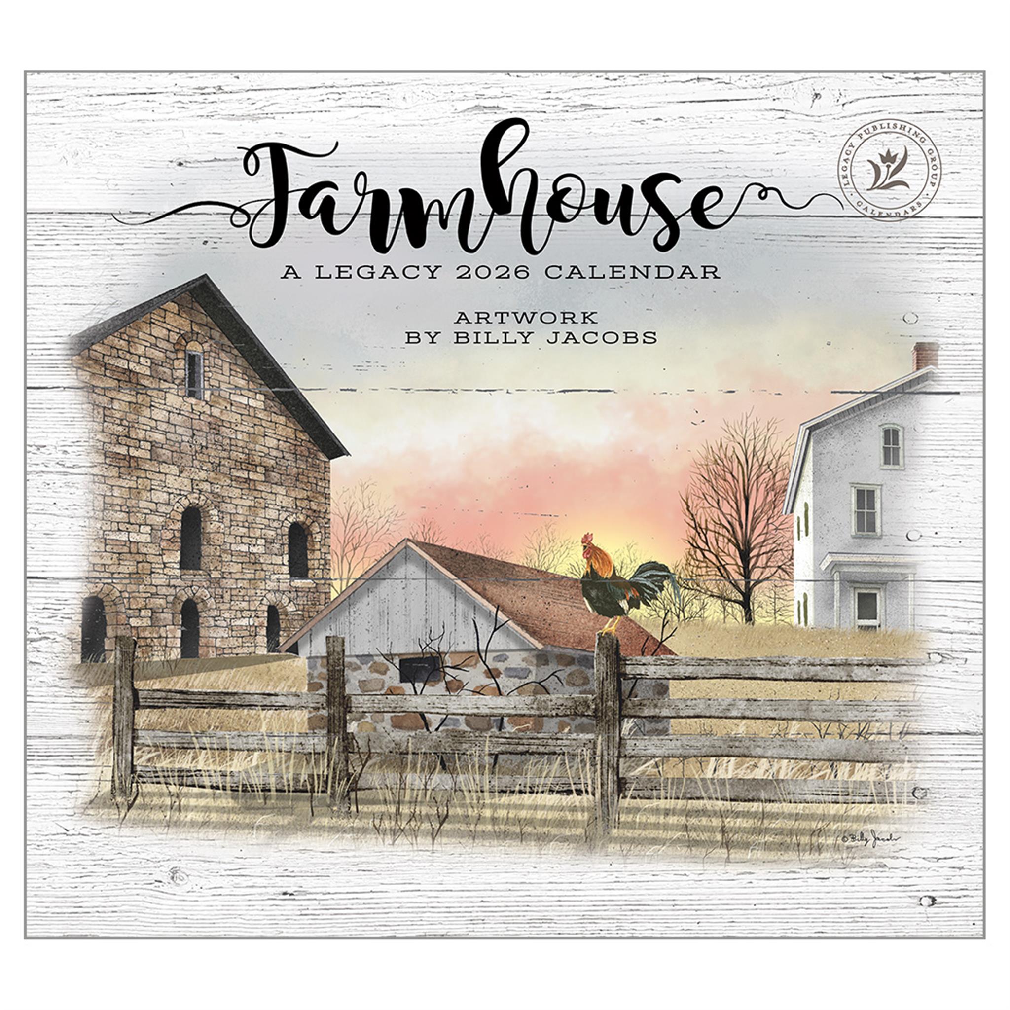 Farmhouse 2026 Deluxe Wall Calendar