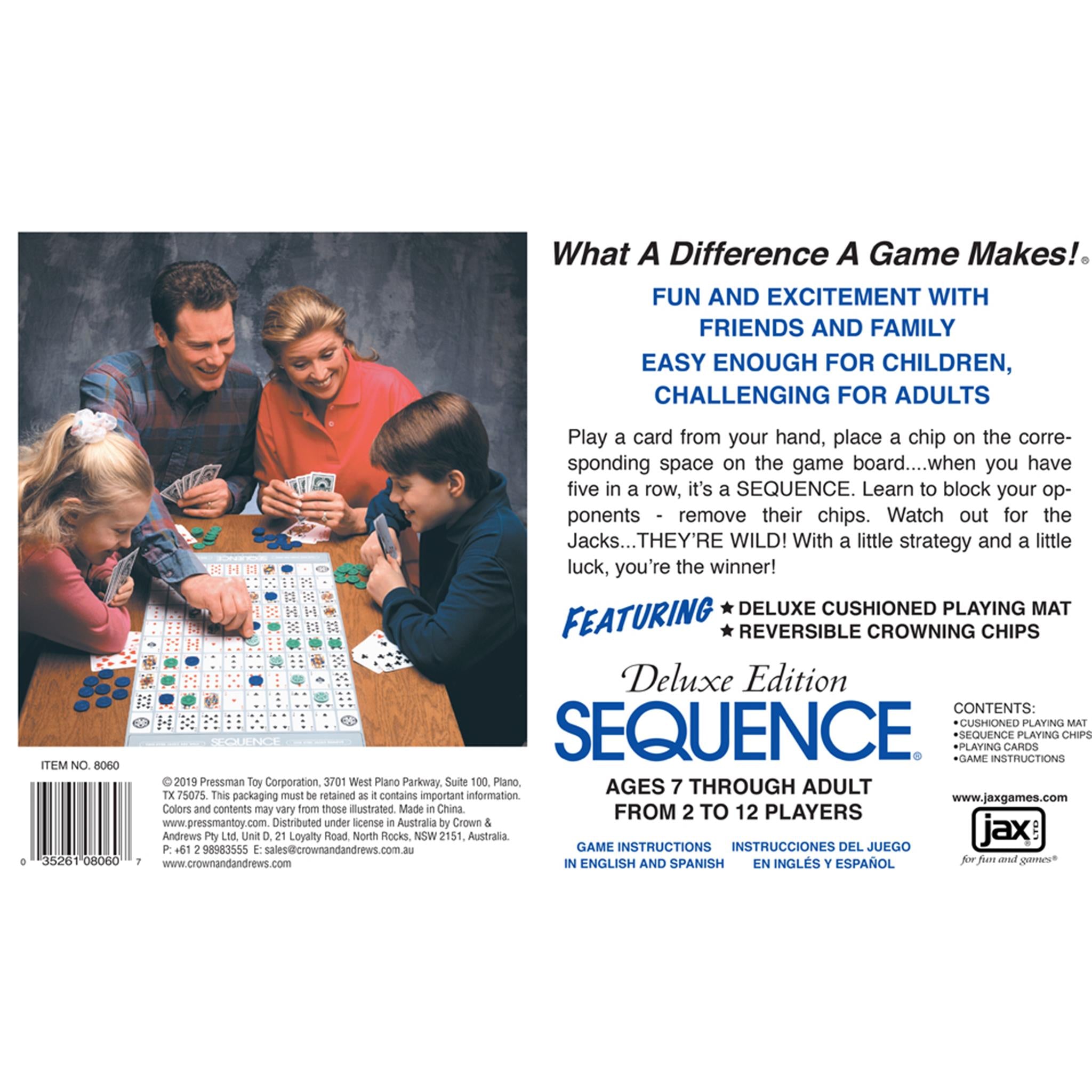 Sequence Deluxe Board Game - Calendar Club Canada
