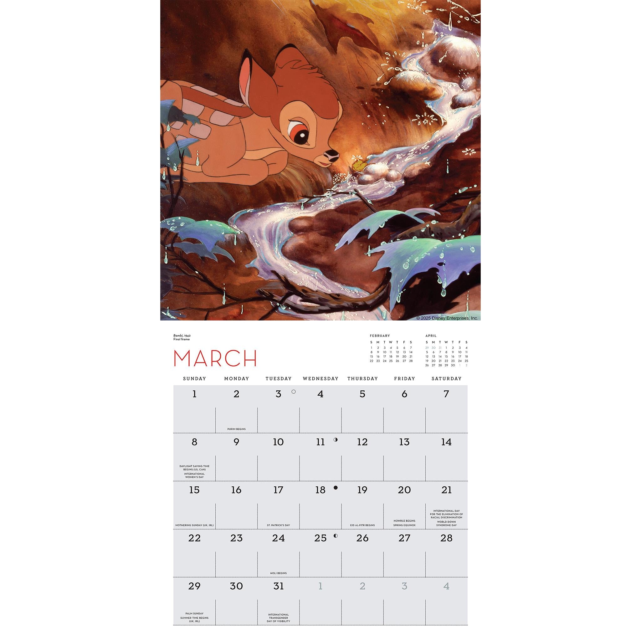Disney Animation 2026 Wall Calendar - Online Only