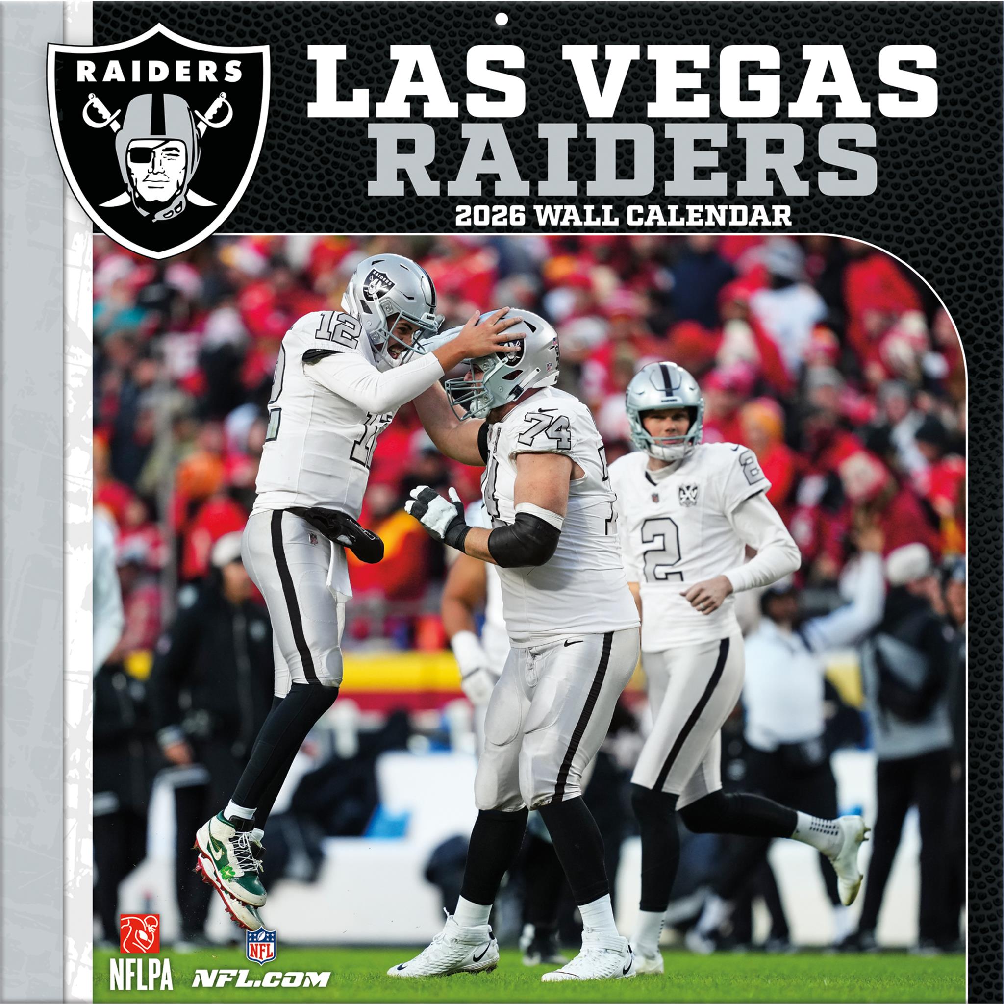 NFL Las Vegas Raiders 2026 Wall Calendar