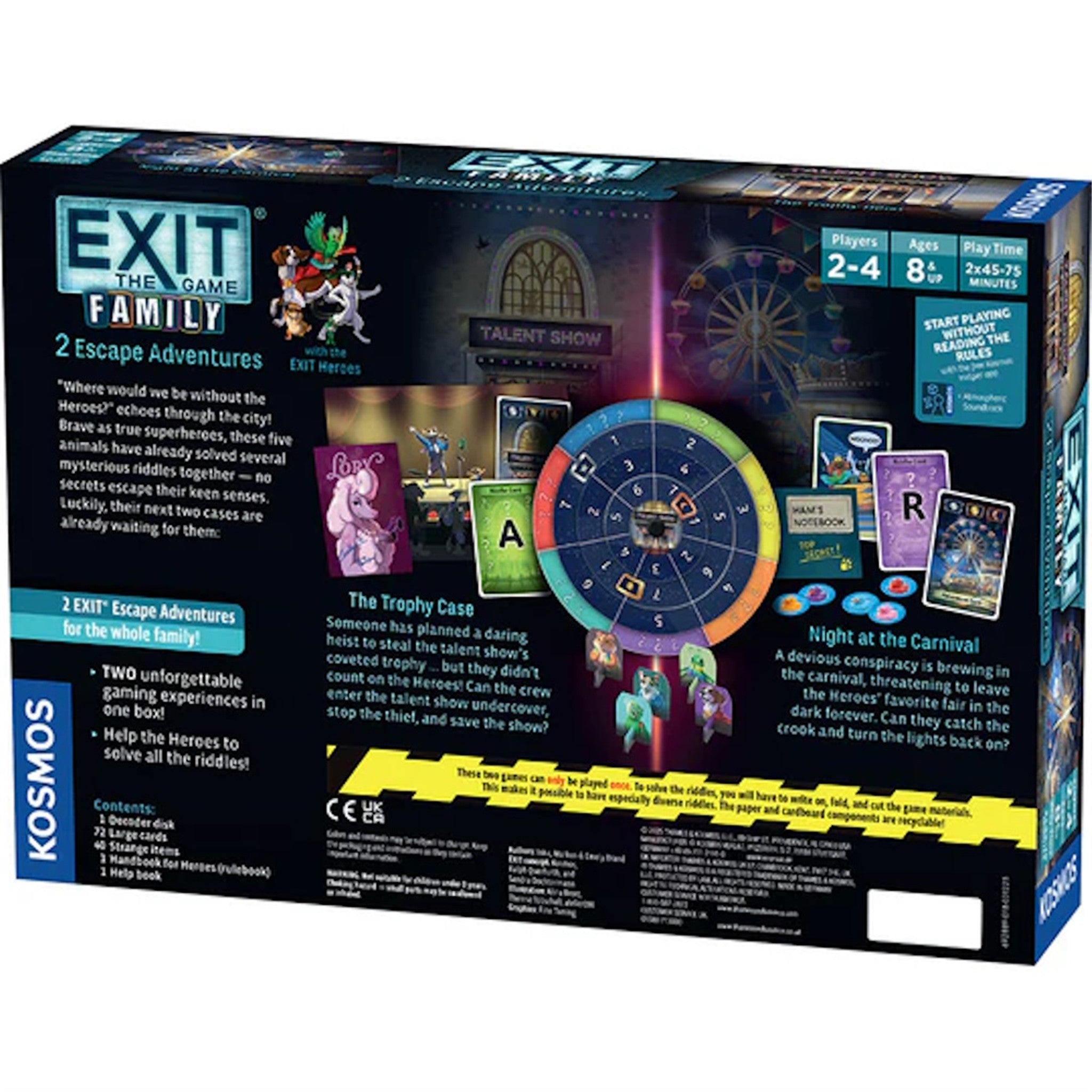 EXIT The Game Family The Trophy Case, Night at the Carnival