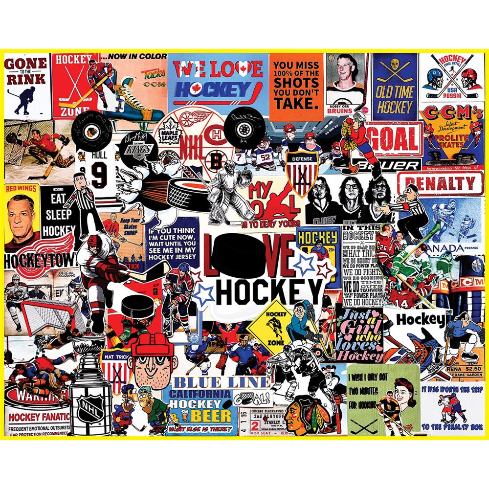 I Love Hockey Jigsaw Puzzle (1000 Piece) - Online Exclusive