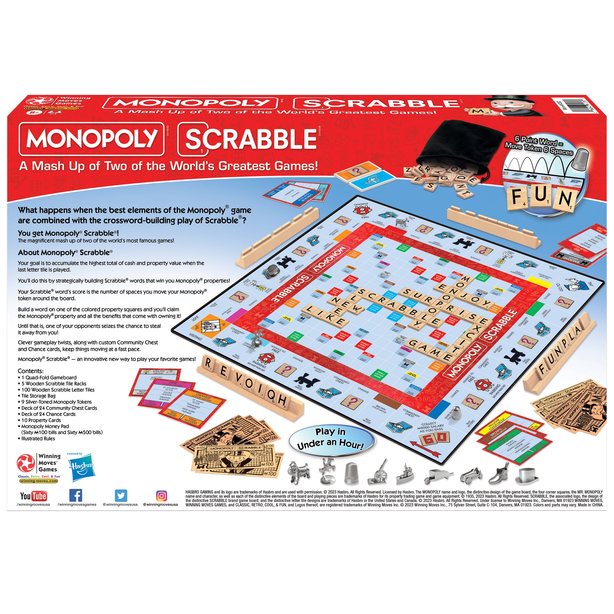Monopoly Scrabble - Calendar Club Canada