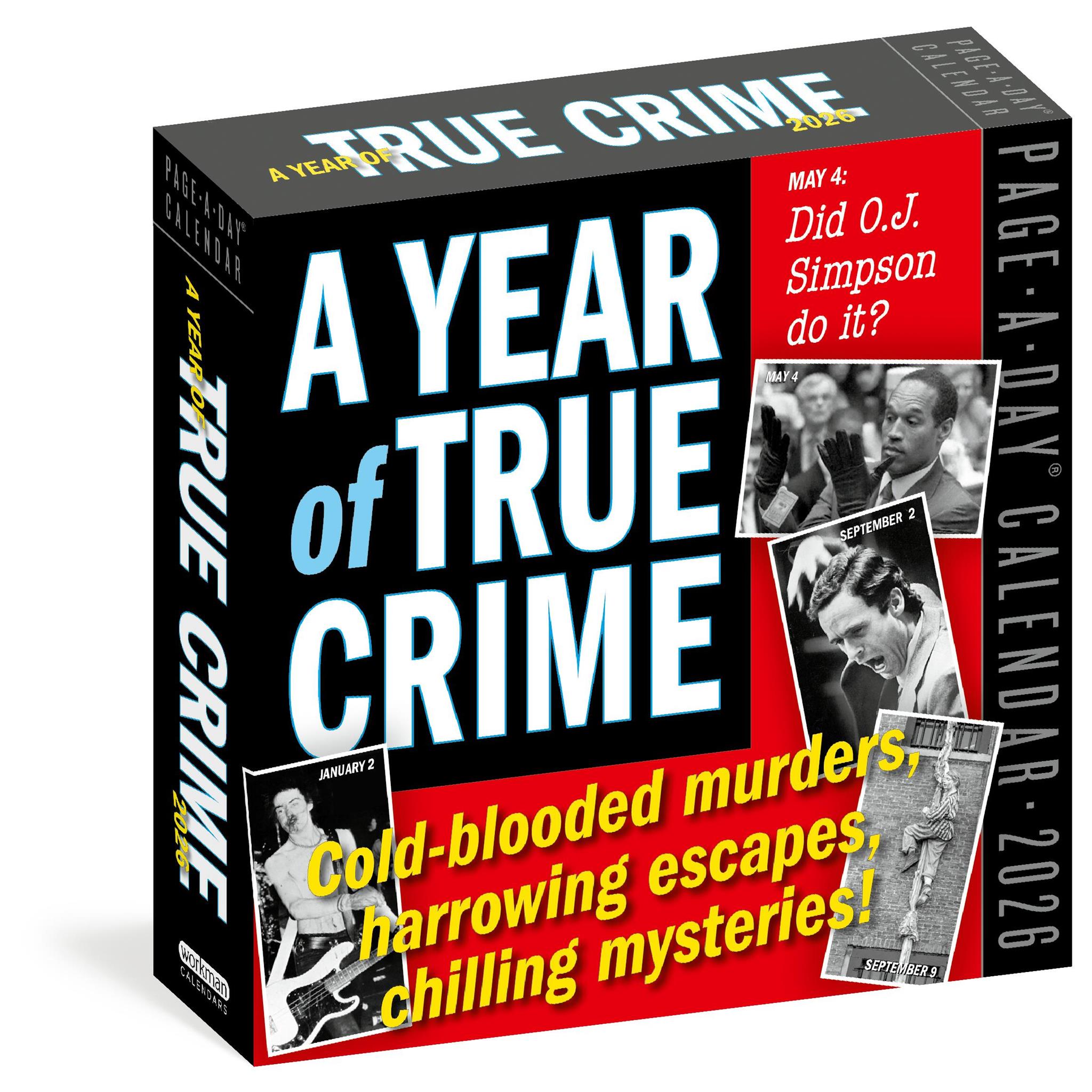 True Crime 365 2026 Box Calendar