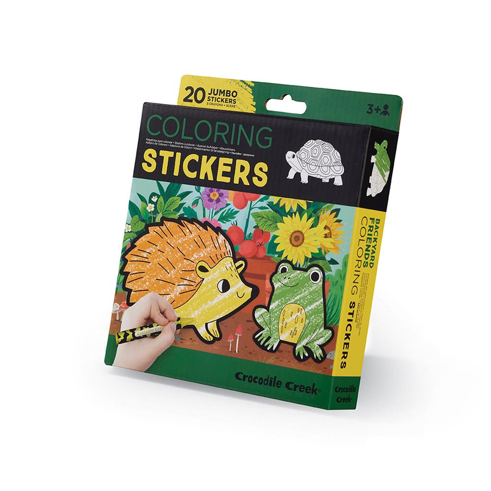 Backyard Friends Coloring Stickers