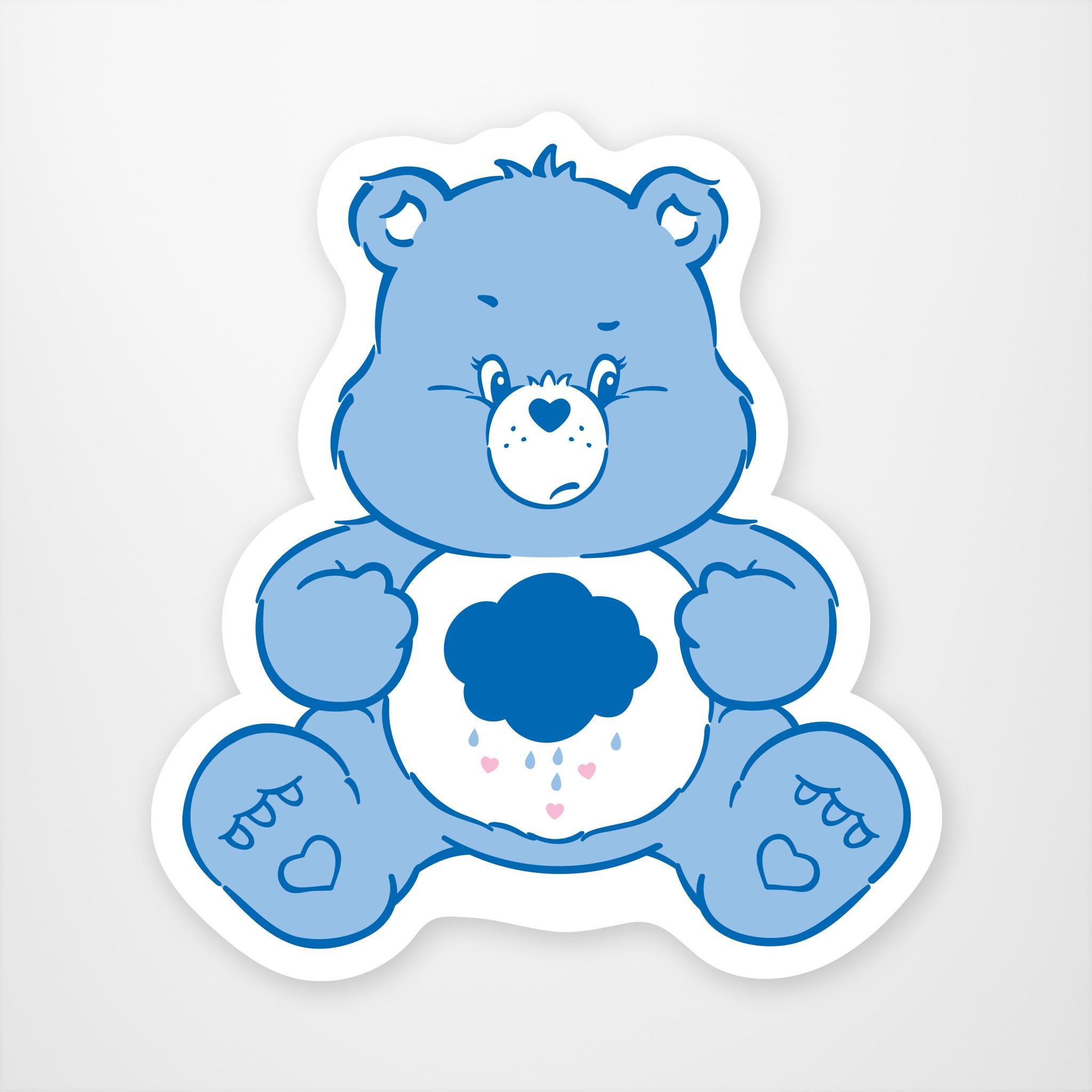 Grumpy Bear Vinyl Sticker