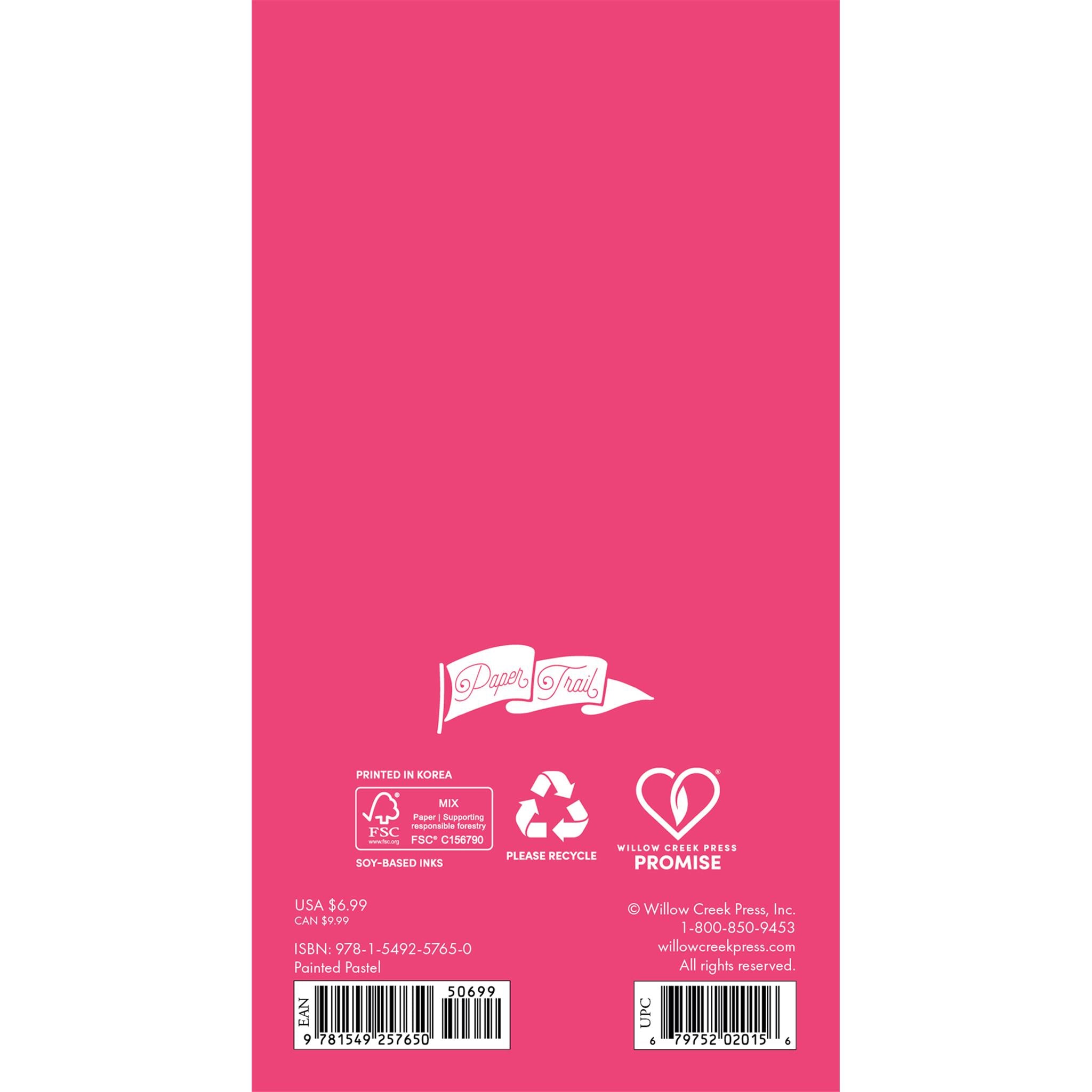 Painted Pastel 2026 2 Yr Pocket Planner Calendar