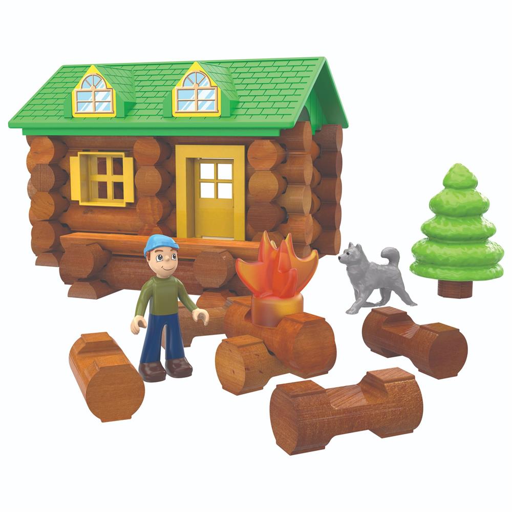 Lincoln Logs On The Trail 59pc