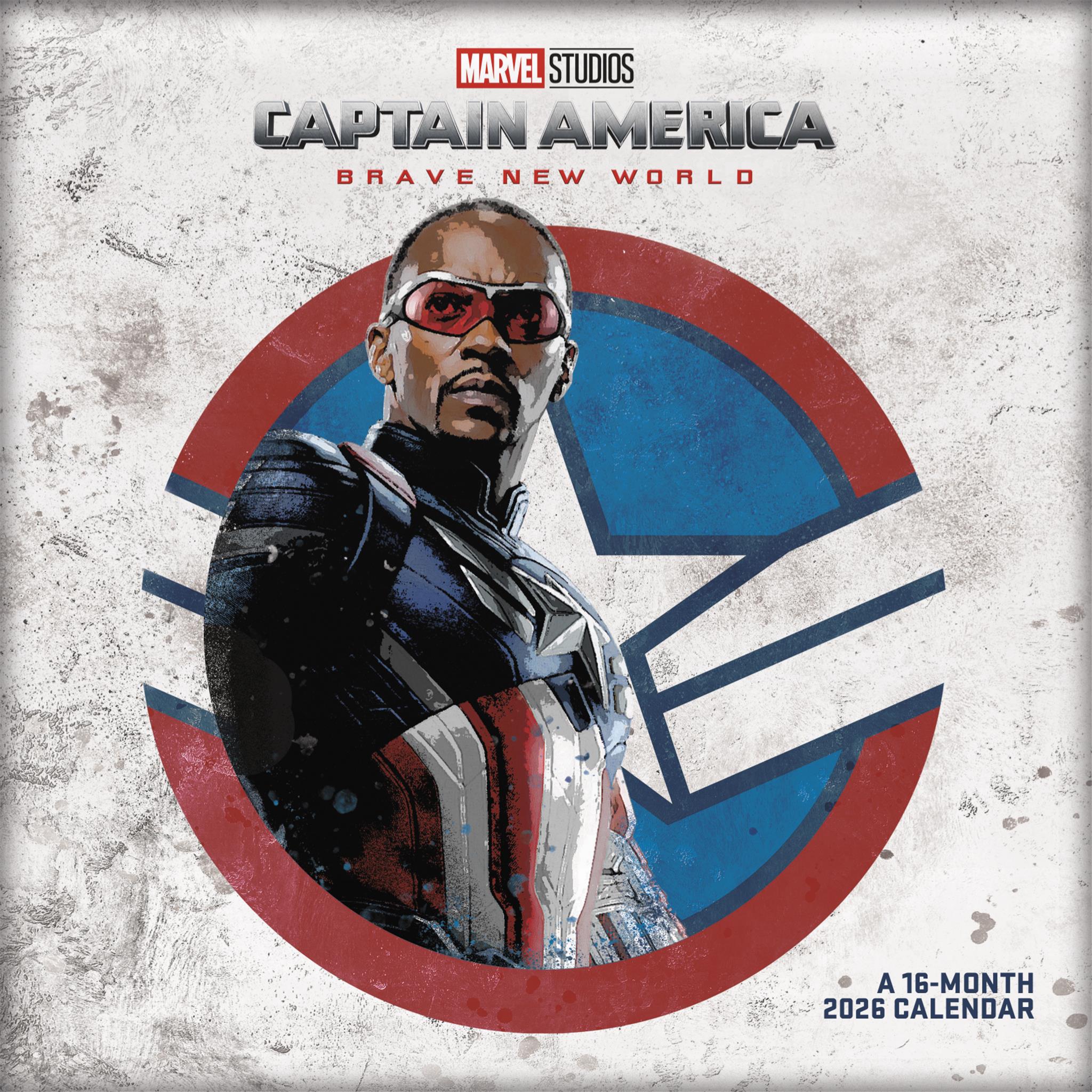 Captain America: Brave New World 2026 Wall Calendar - Online Only