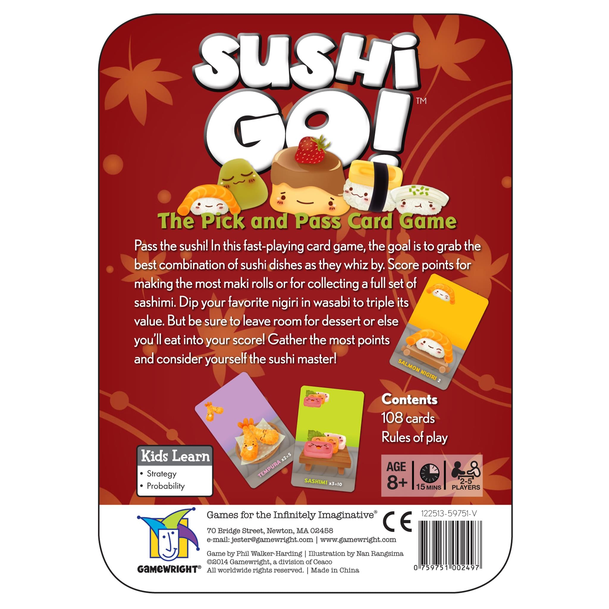Sushi Go - Calendar Club Canada