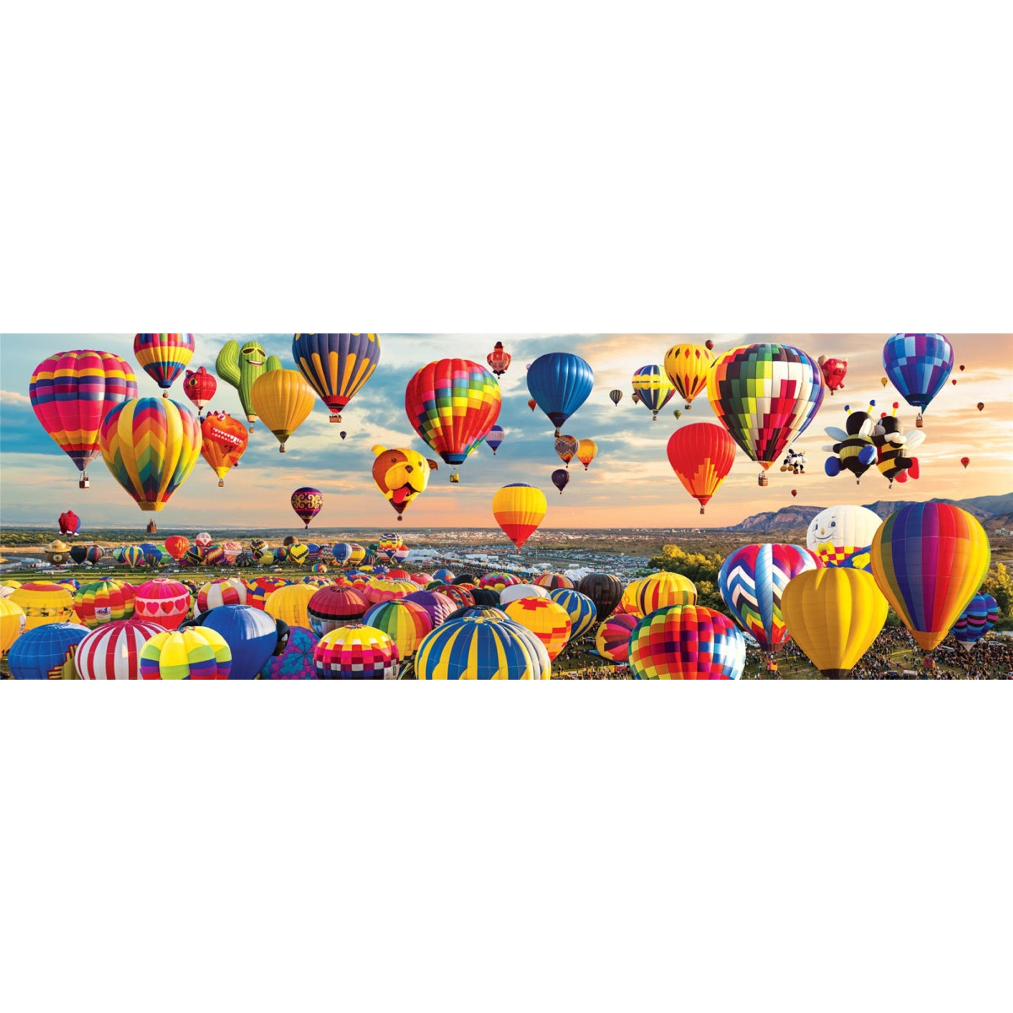 Balloon Lift Off 1000 Piece Panoramic Puzzle