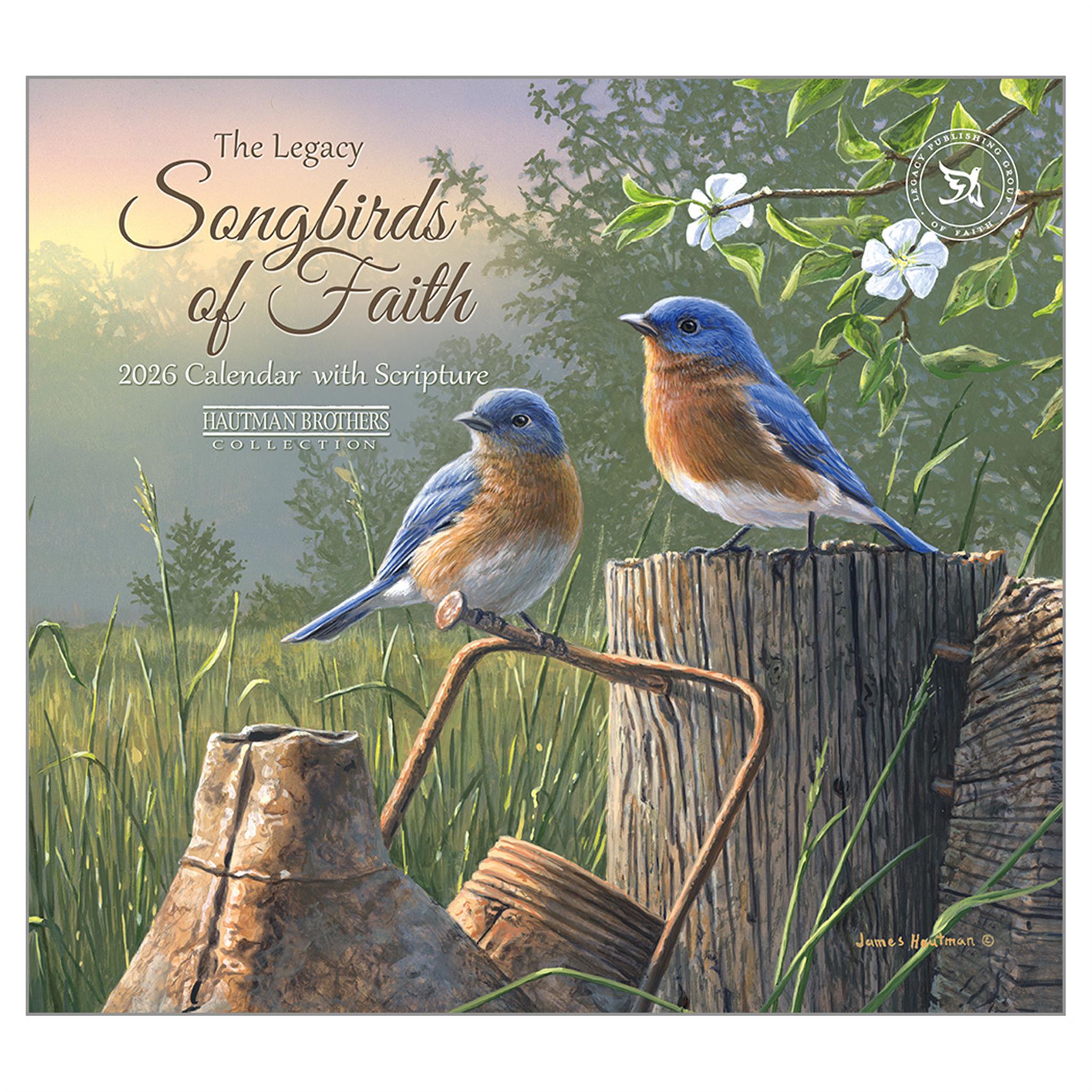 Songbirds Of Faith 2026 Deluxe Wall Calendar - Online Only